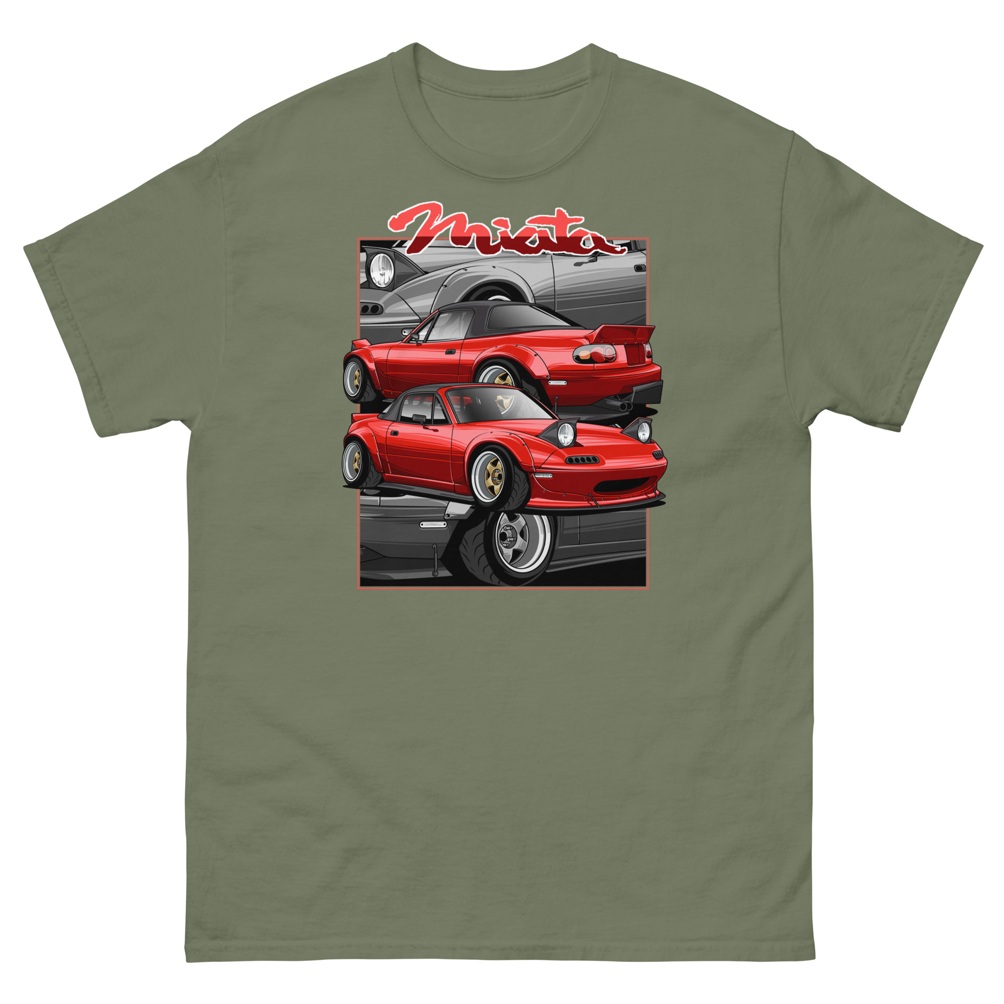 JDM NA Miata Unisex Classic Tee - Image 8