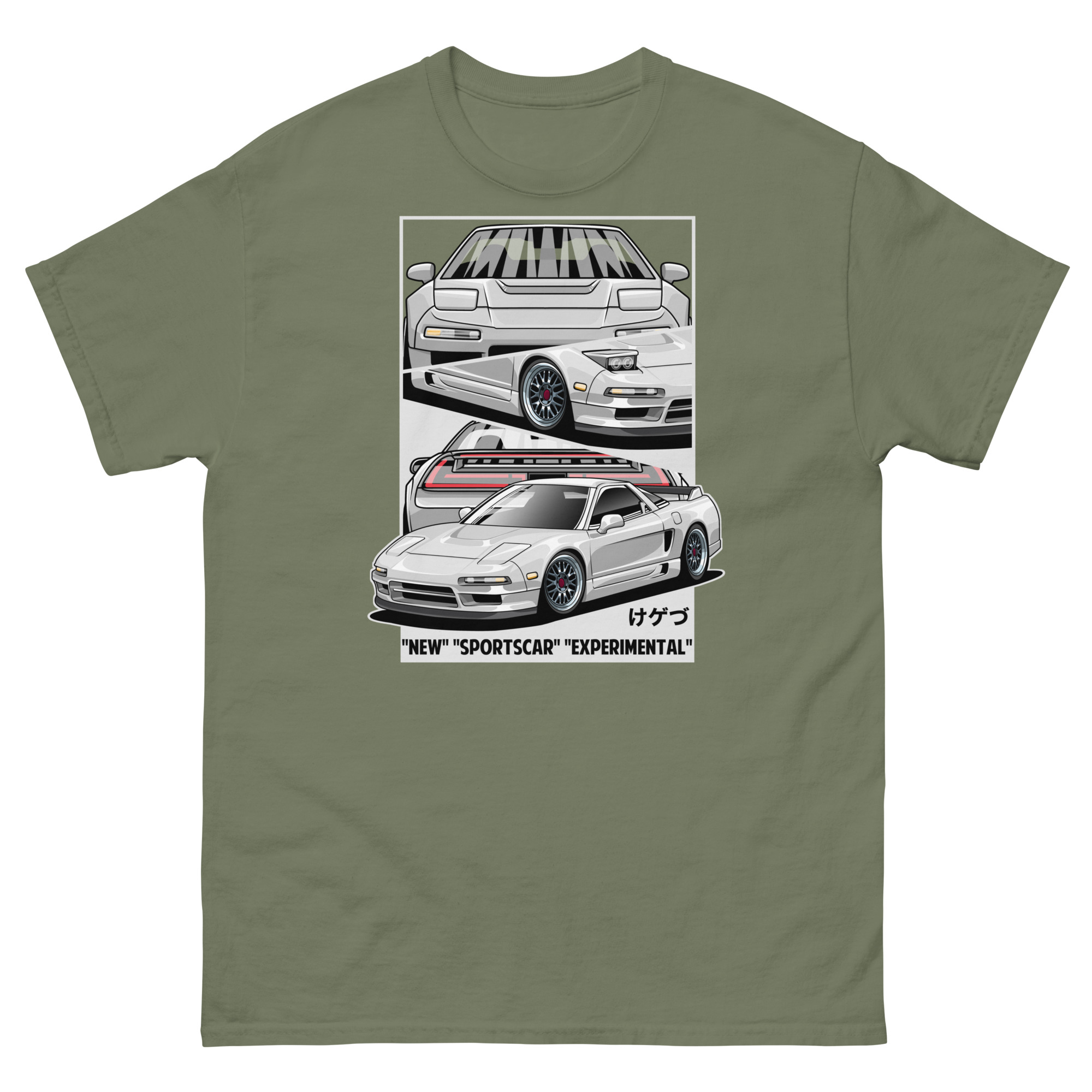 White JDM NSX Unisex Classic Tee - Image 8