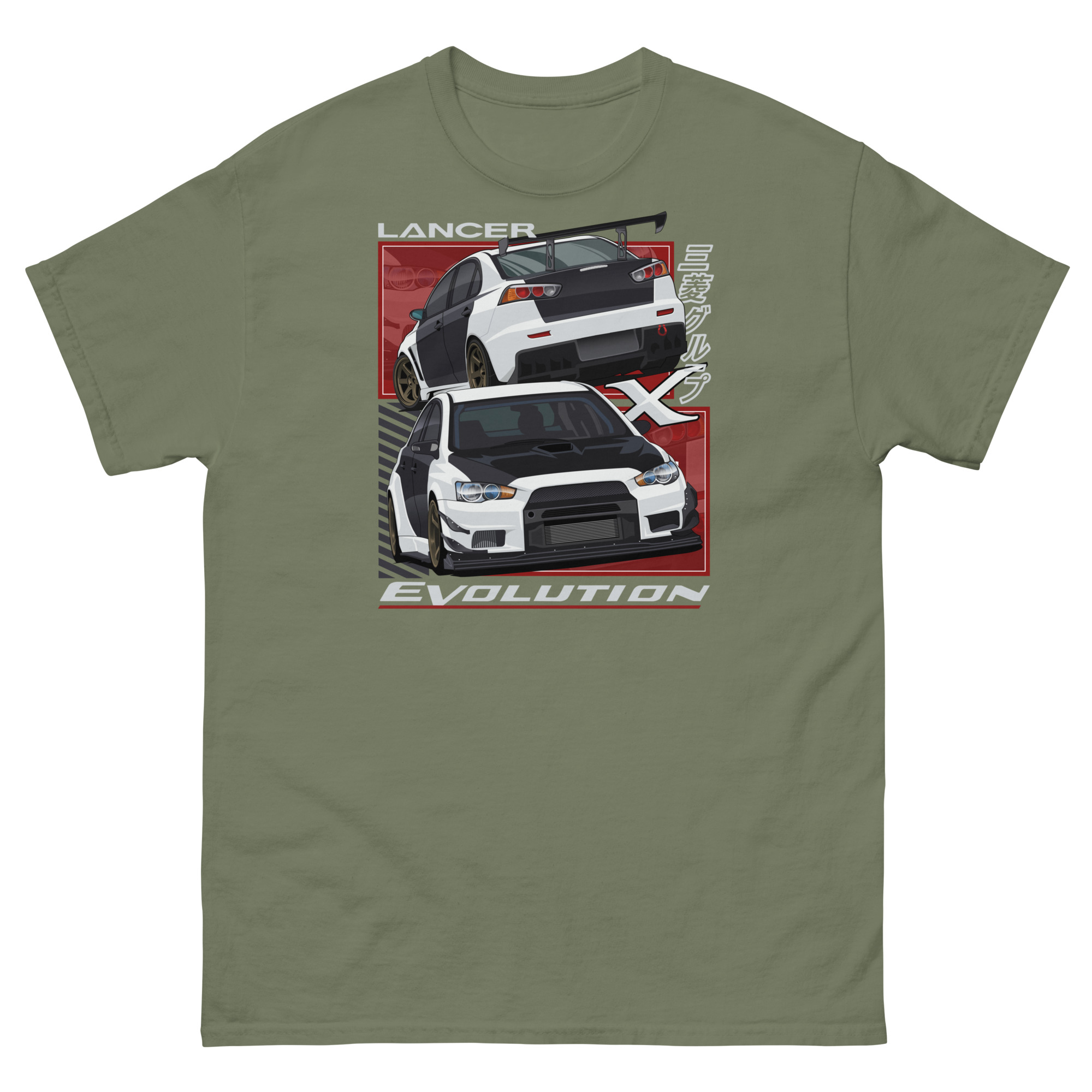 JDM Evo X Unisex Classic Tee - Image 15