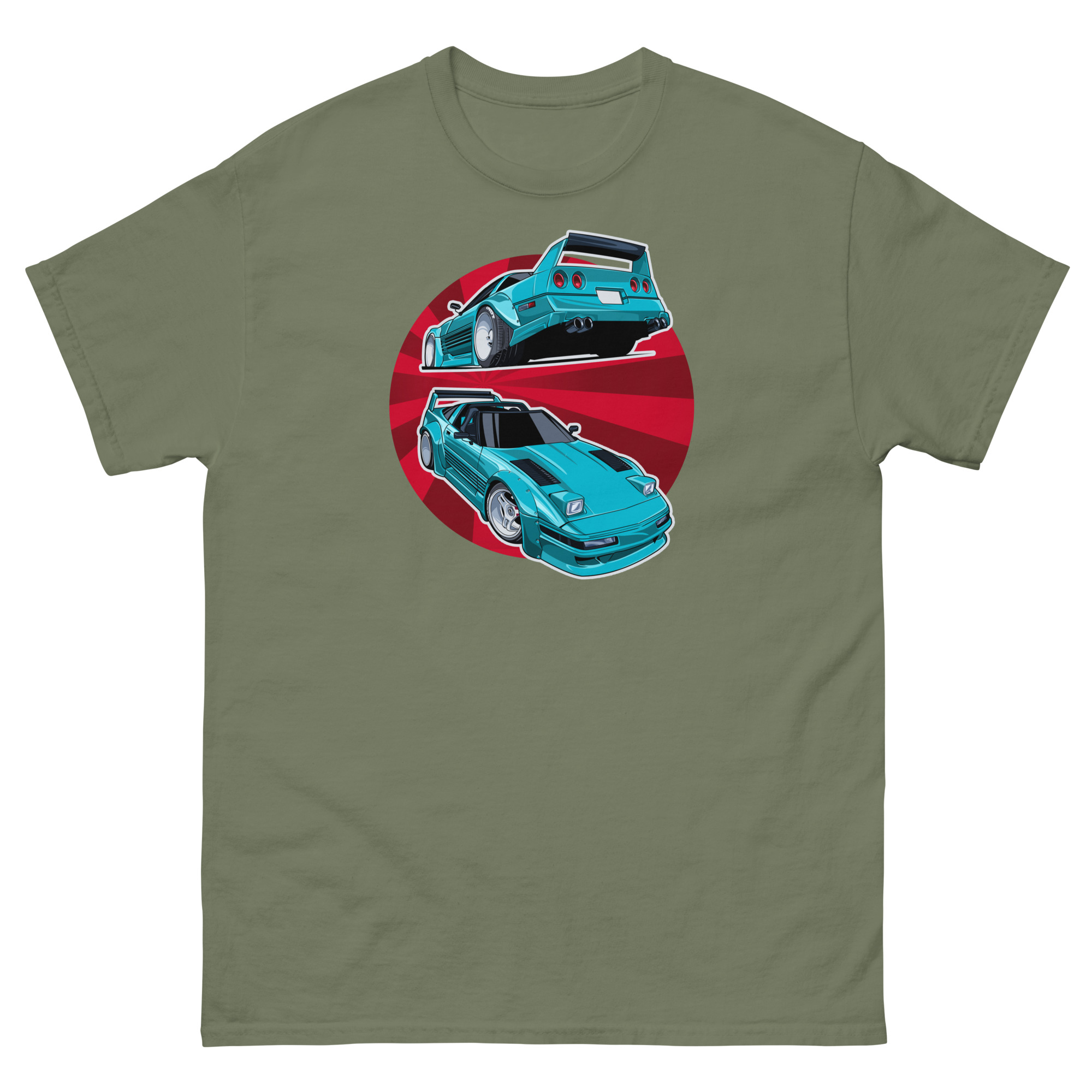 JDM C4 Corvette Unisex Classic Tee - Image 15