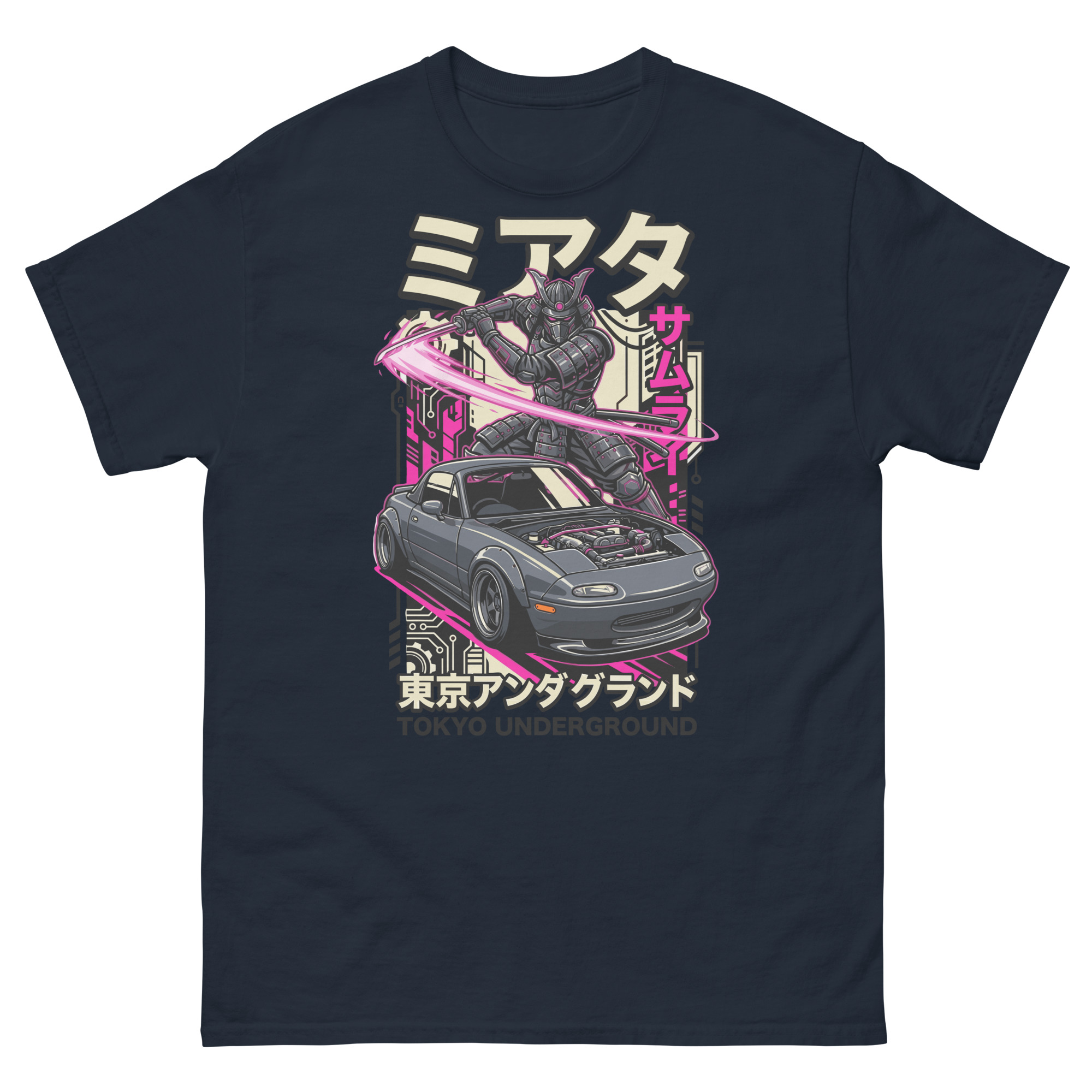 Samurai NA Miata Unisex Classic Tee - Image 2
