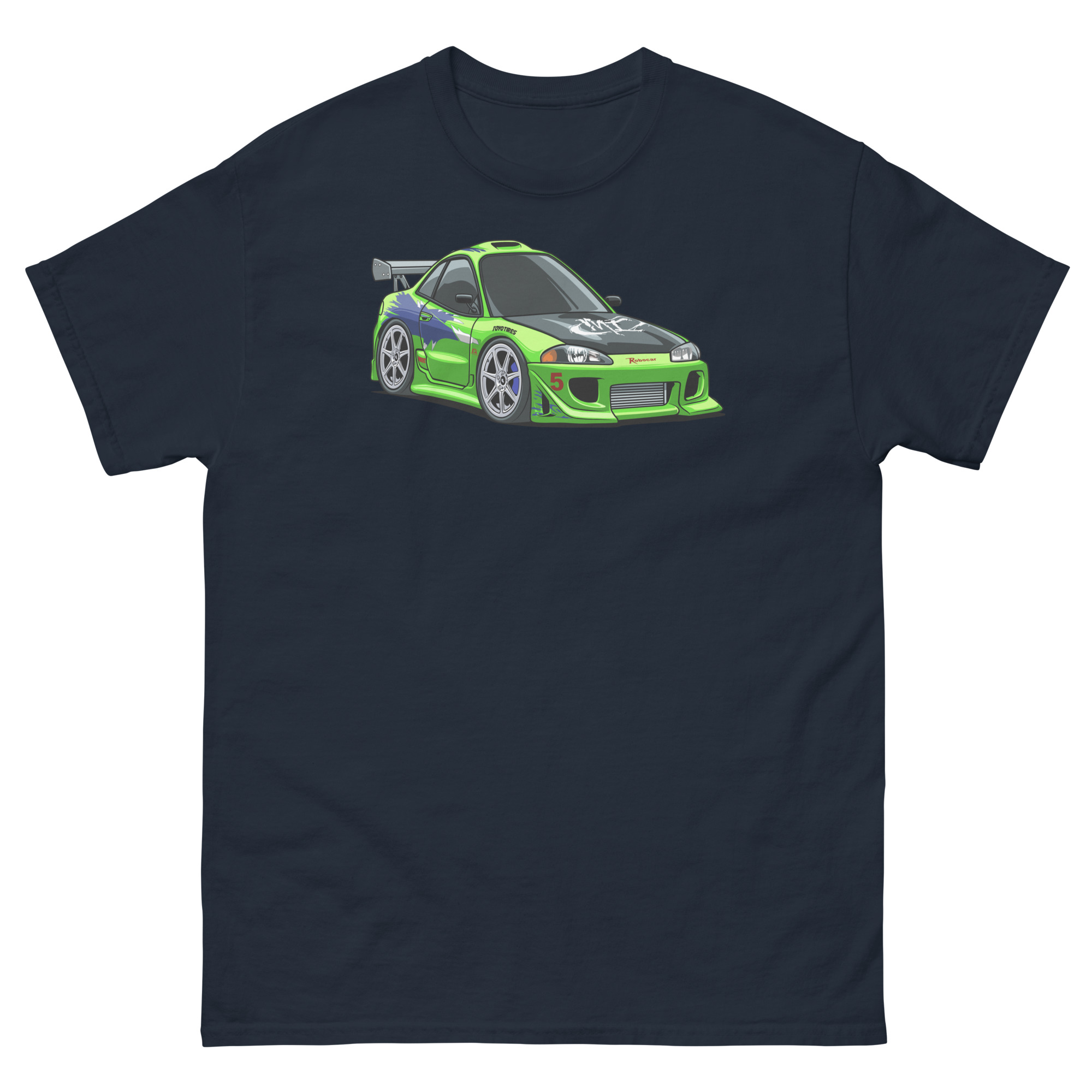 Brians Eclipse Chibi Style Unisex Classic Tee - Image 2