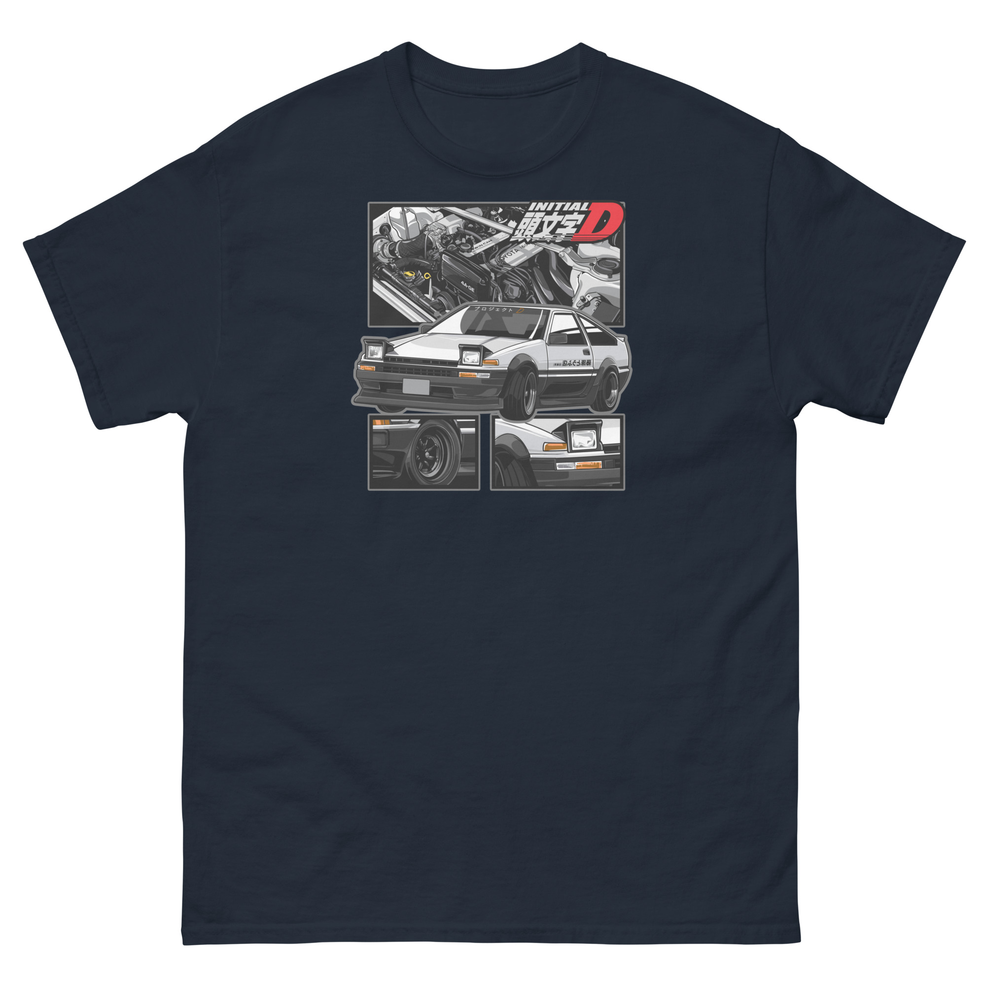 ID Trueno AE86 Unisex Classic Tee - Image 2
