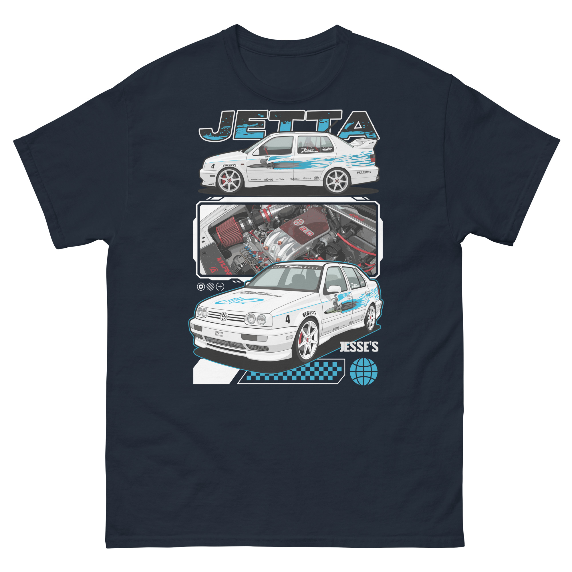 Jesse's Jetta Unisex Classic Tee - Image 2