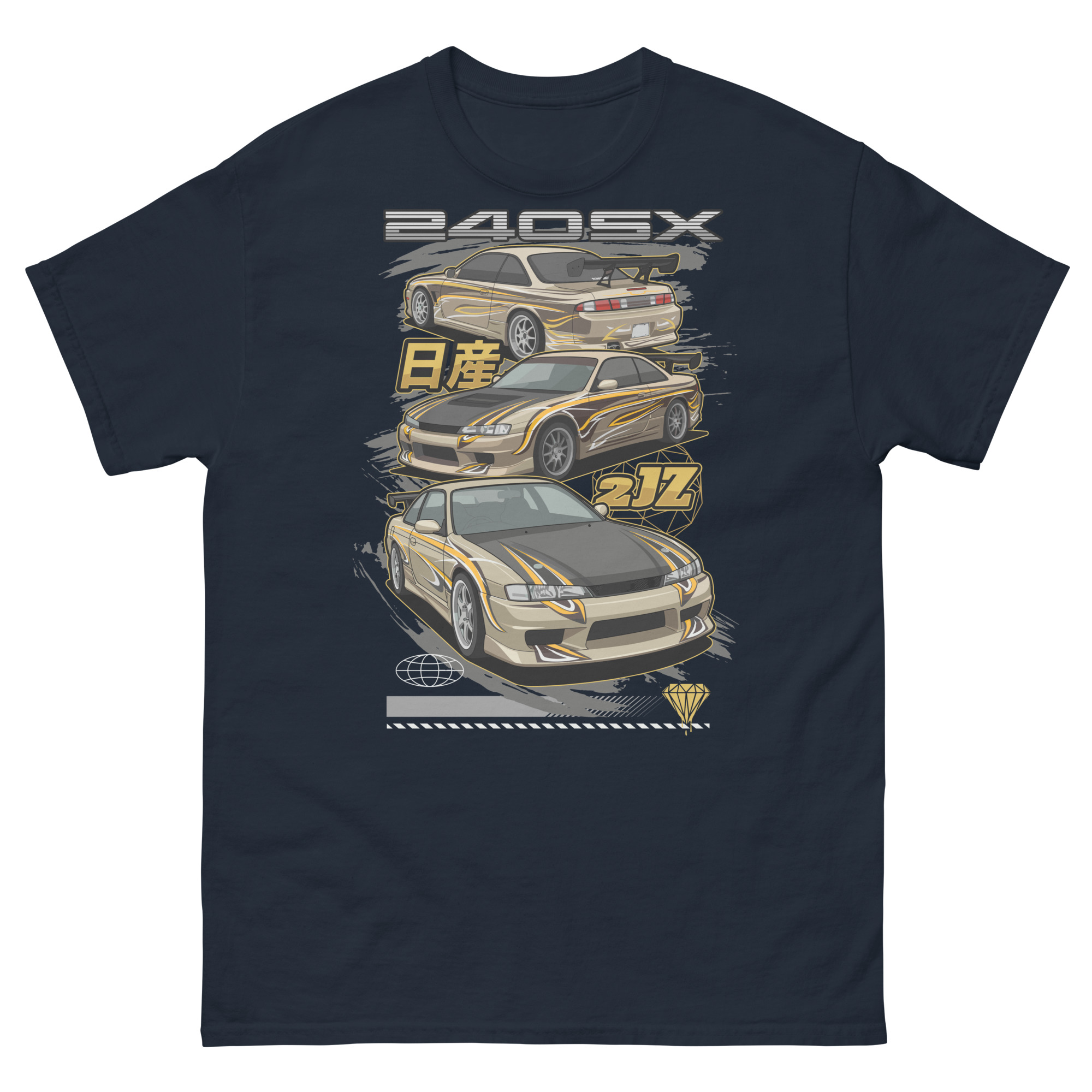 JDM Silvia S14 Unisex Classic Tee - Image 2