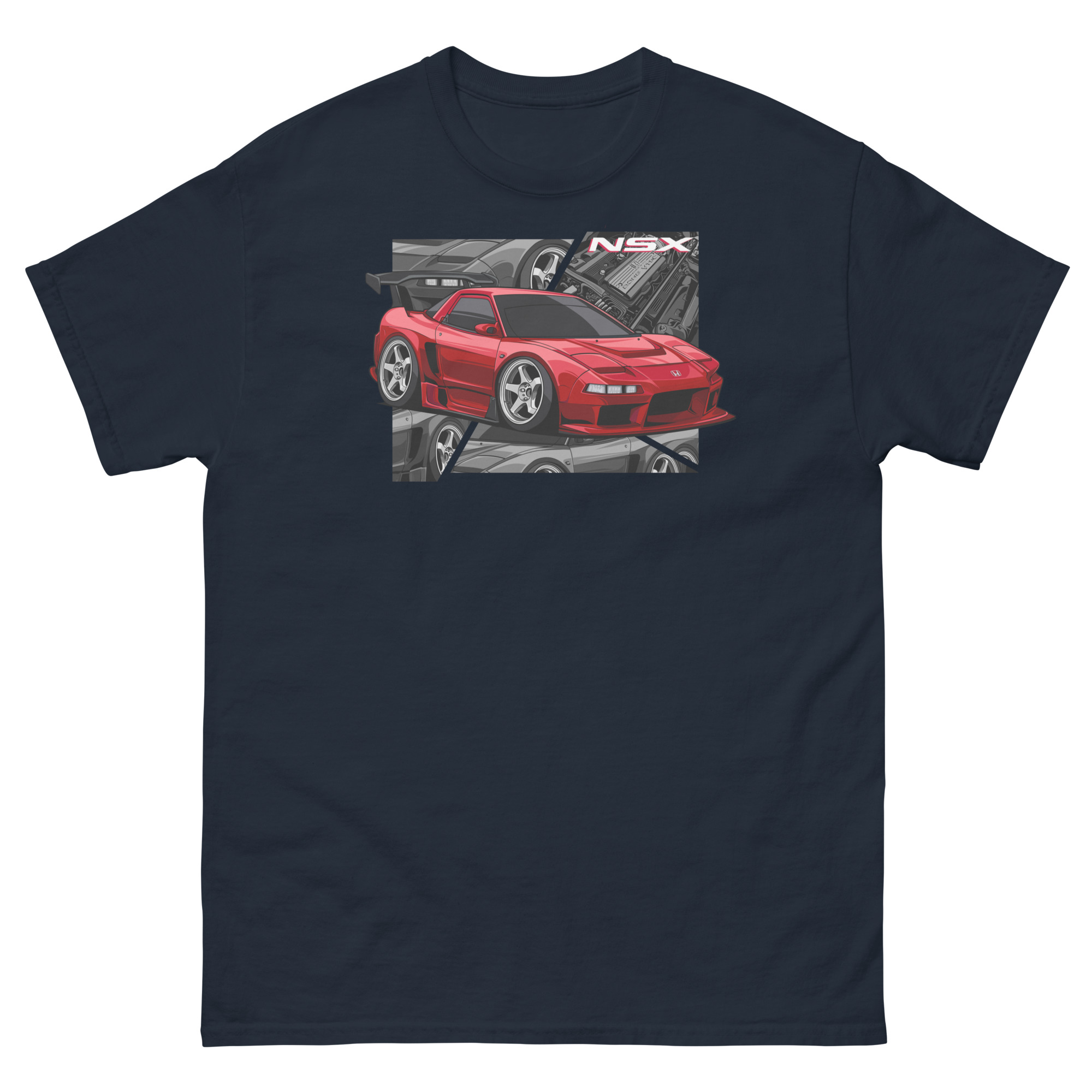 Sexy Red NSX Unisex Classic Tee - Image 2