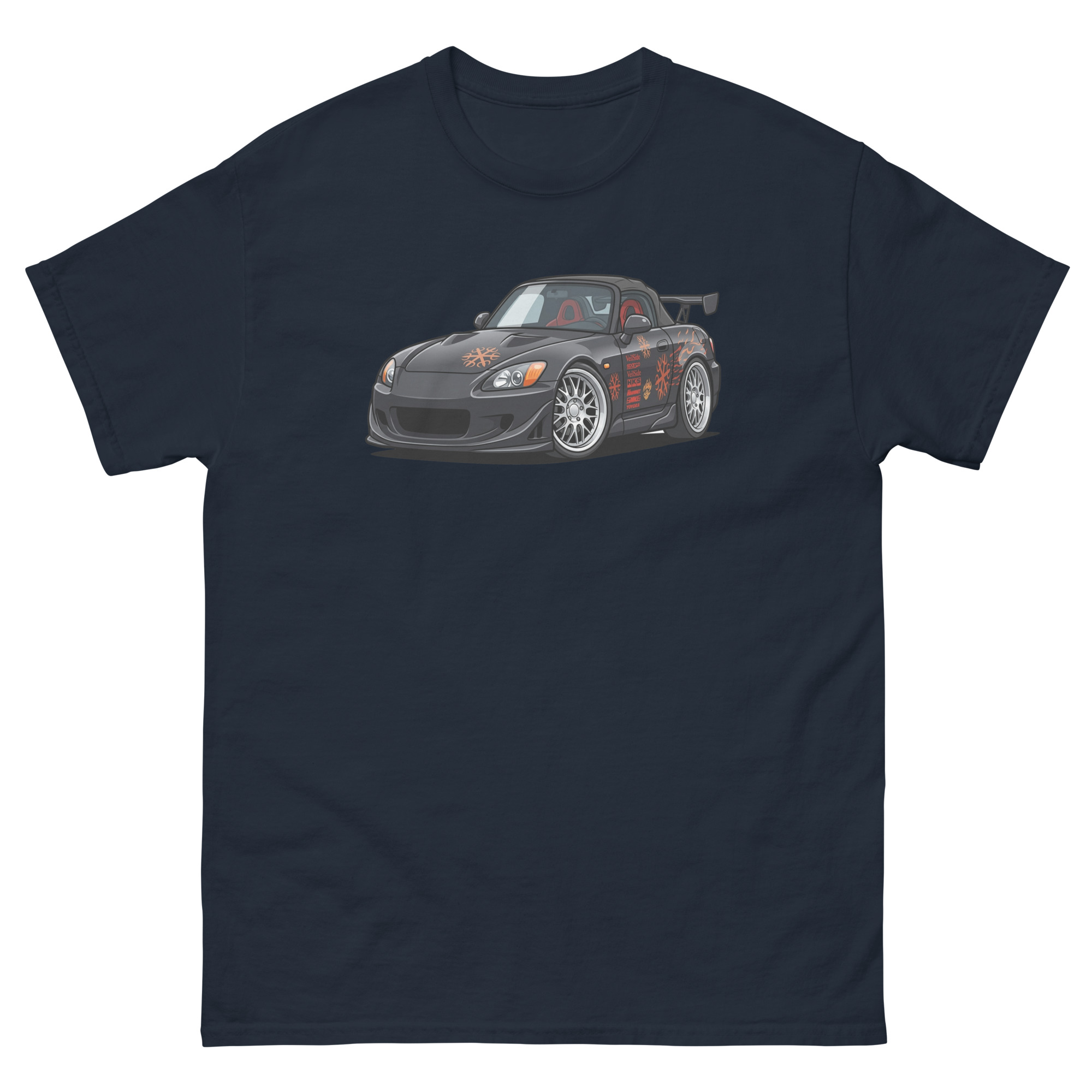 2001 S2000 Chibi Style Unisex Classic Tee - Image 2