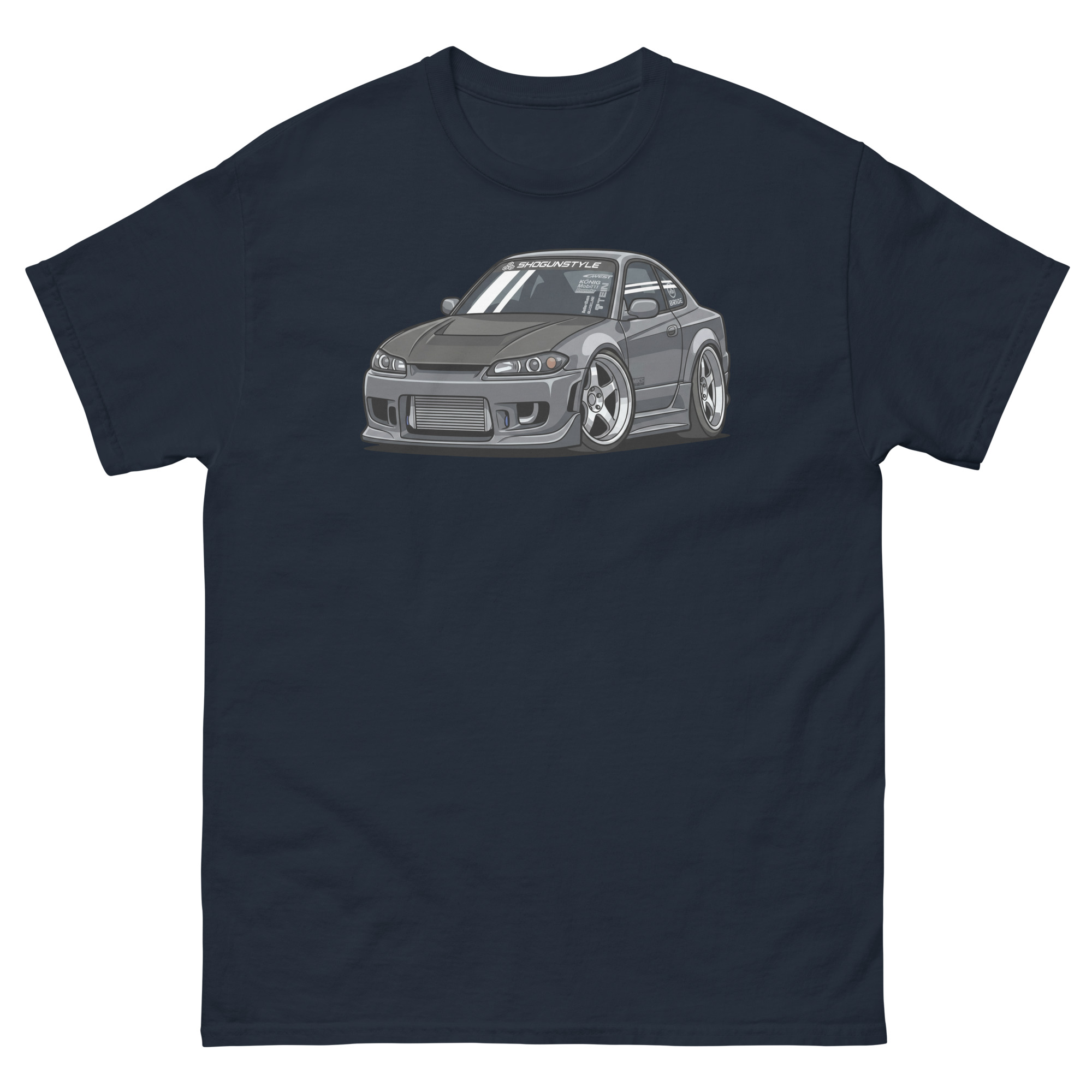 2000 Silvia S15 Chibi Style Unisex Classic Tee - Image 2
