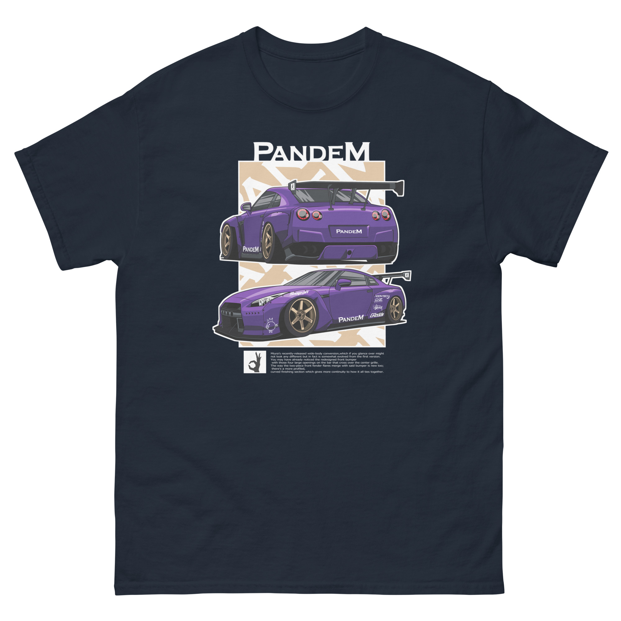 Pandem R35 JDM Unisex Classic Tee - Image 2