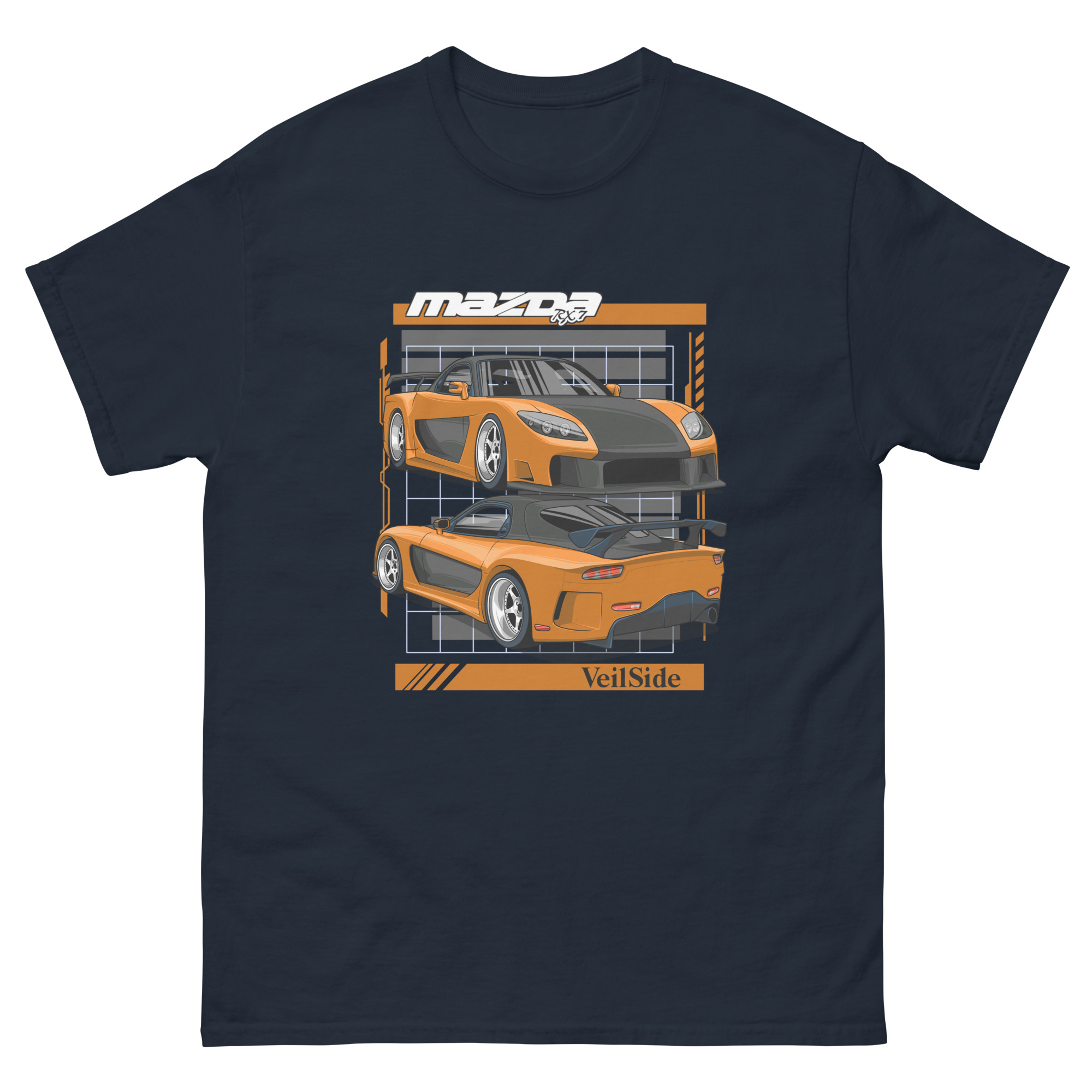 JDM VeilSide RX-7 Unisex Classic Tee - Image 2
