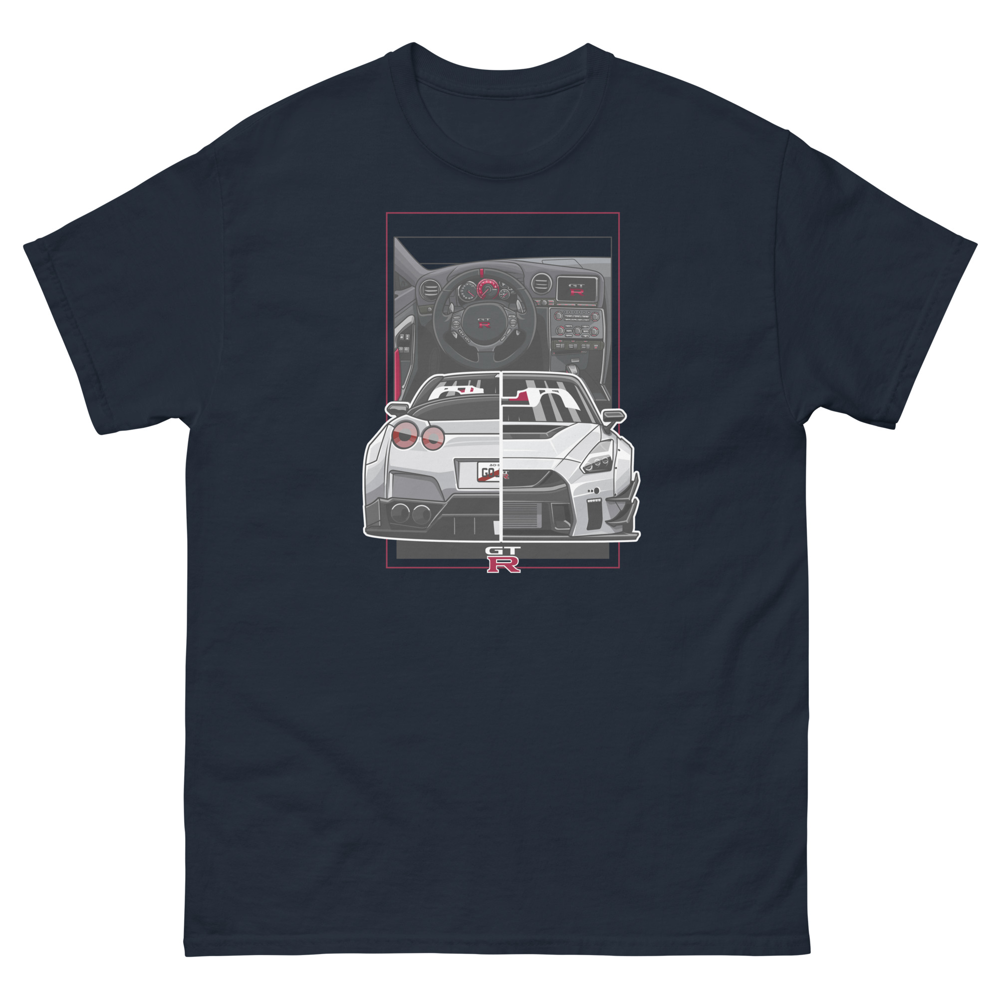 JDM GT-R R35 Unisex Classic Tee - Image 2