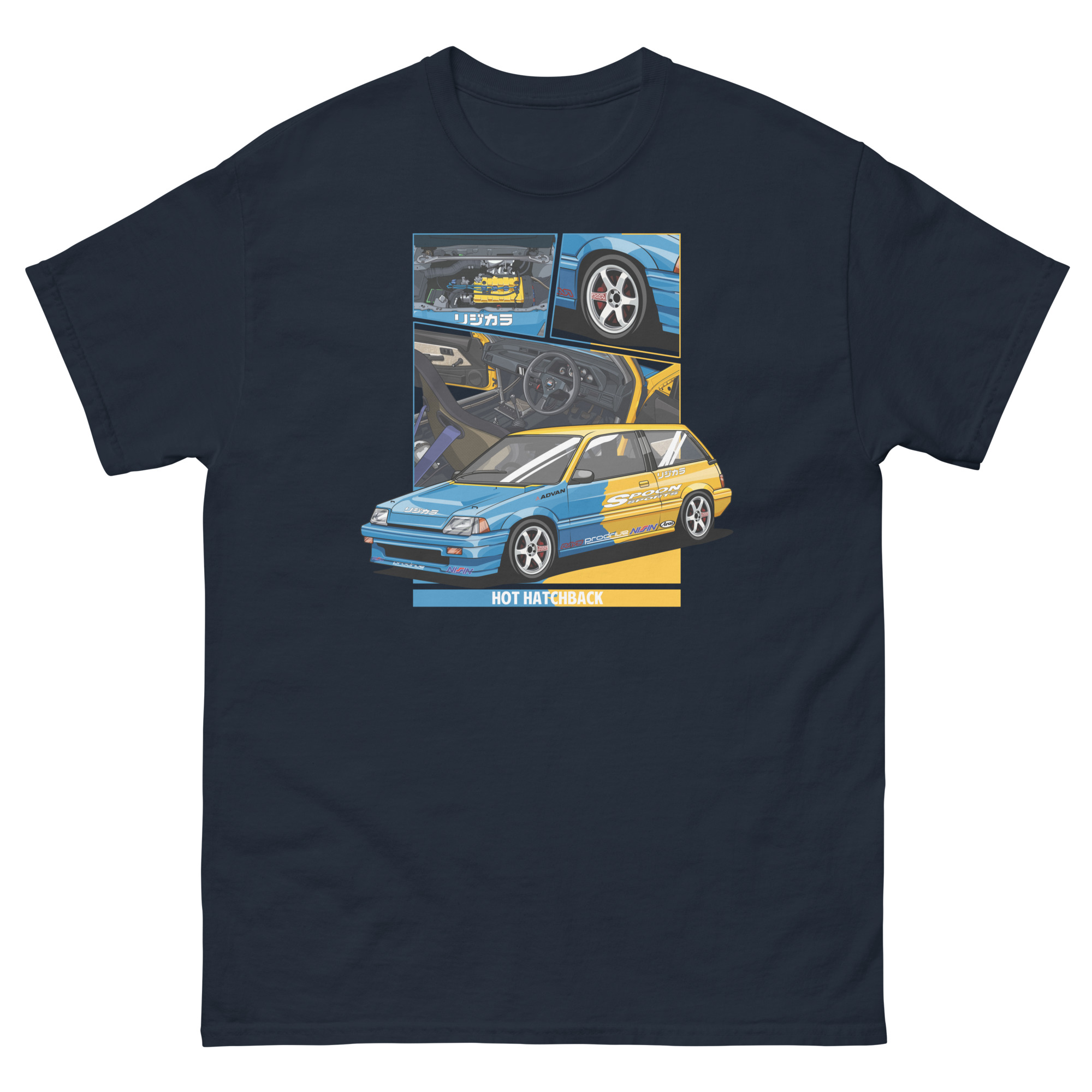 JDM Hot Hatch Unisex Classic Tee - Image 2