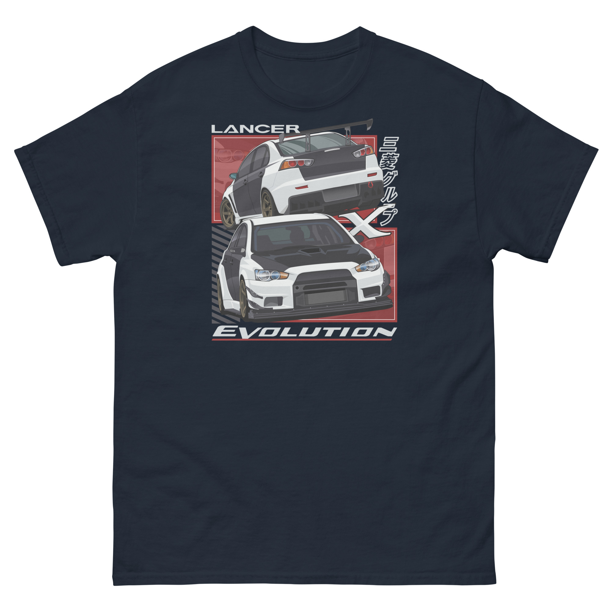 JDM Evo X Unisex Classic Tee - Image 3