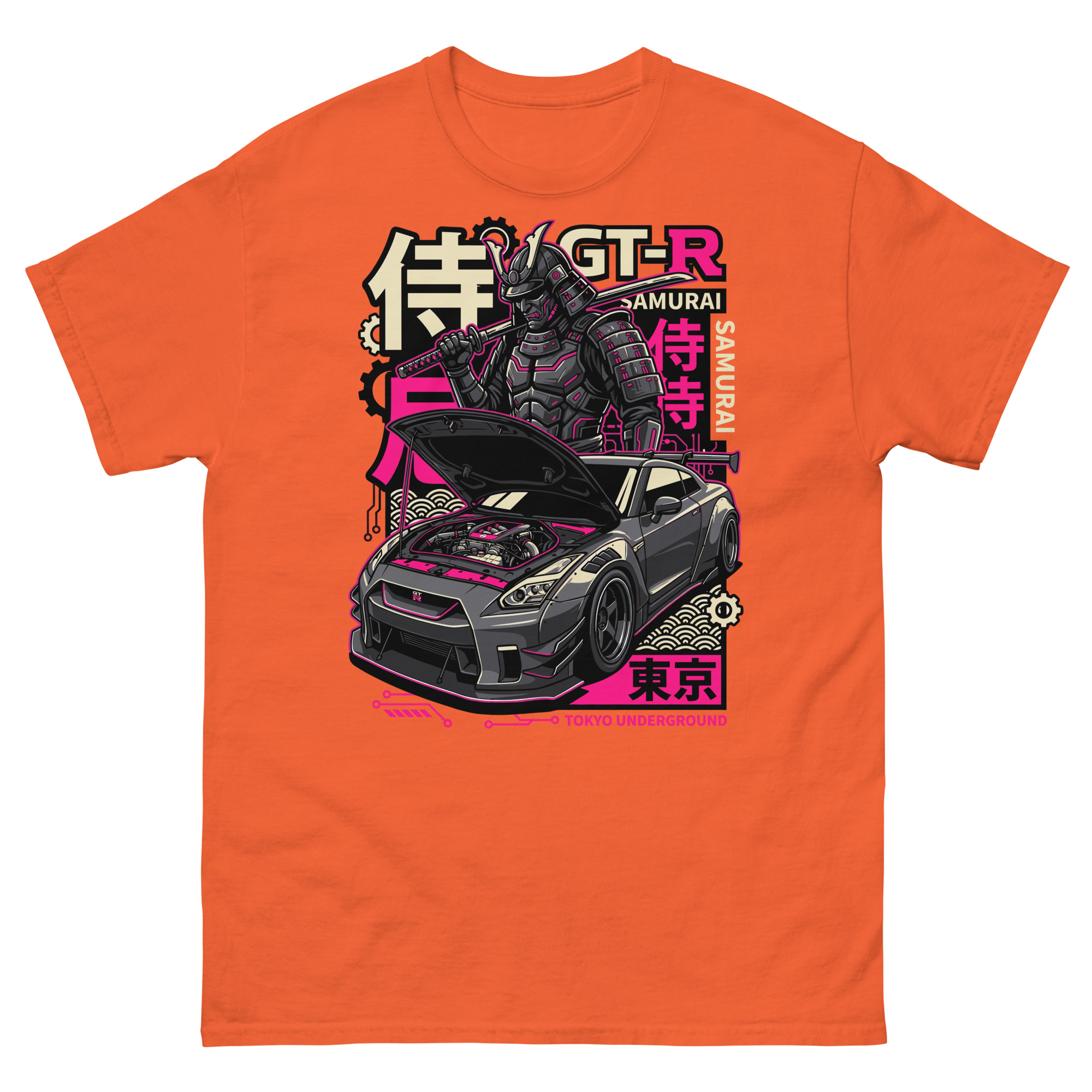 Samurai GT-R R35 Unisex Classic Tee - Image 9