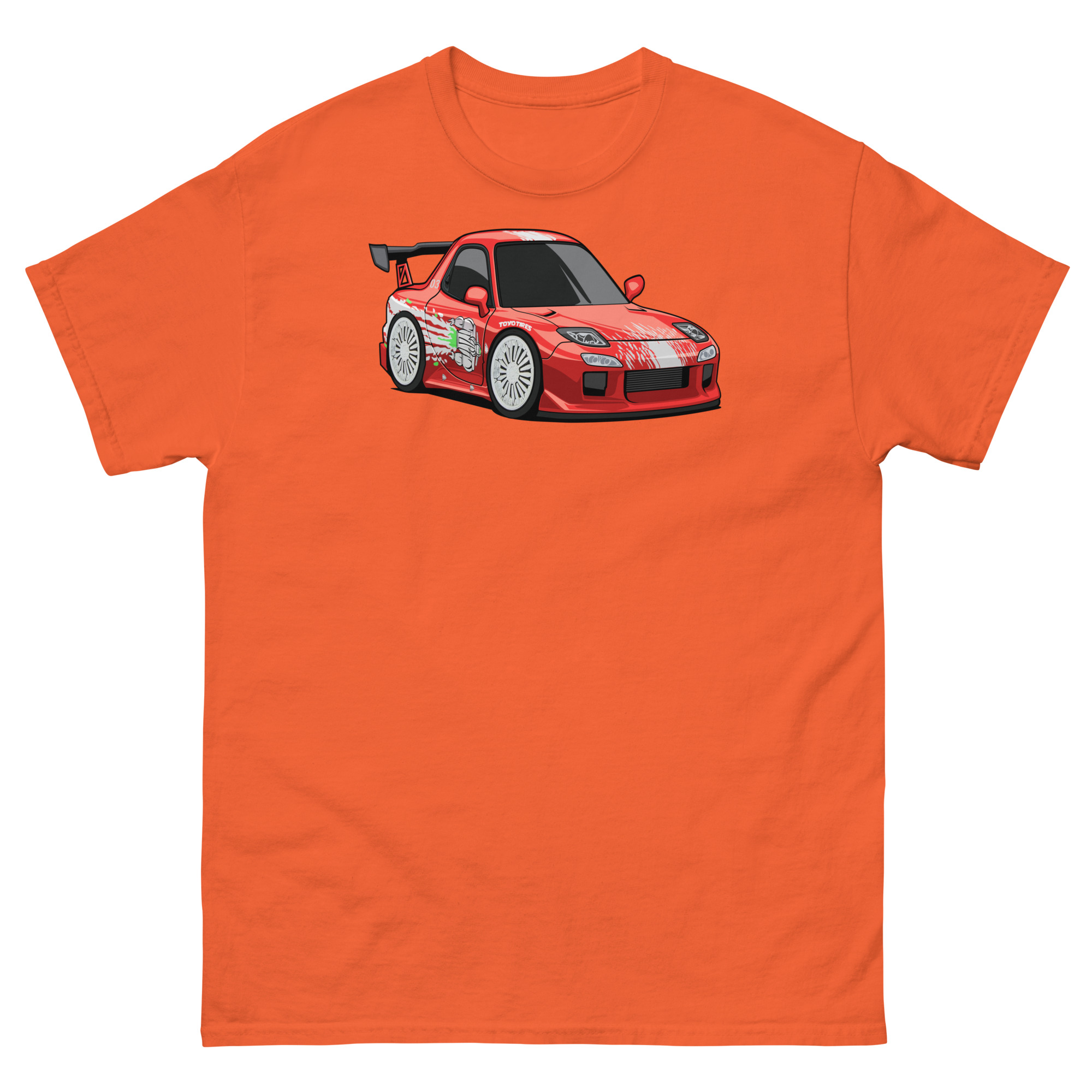 RX-7 Chibi Style Unisex Classic Tee - Image 9