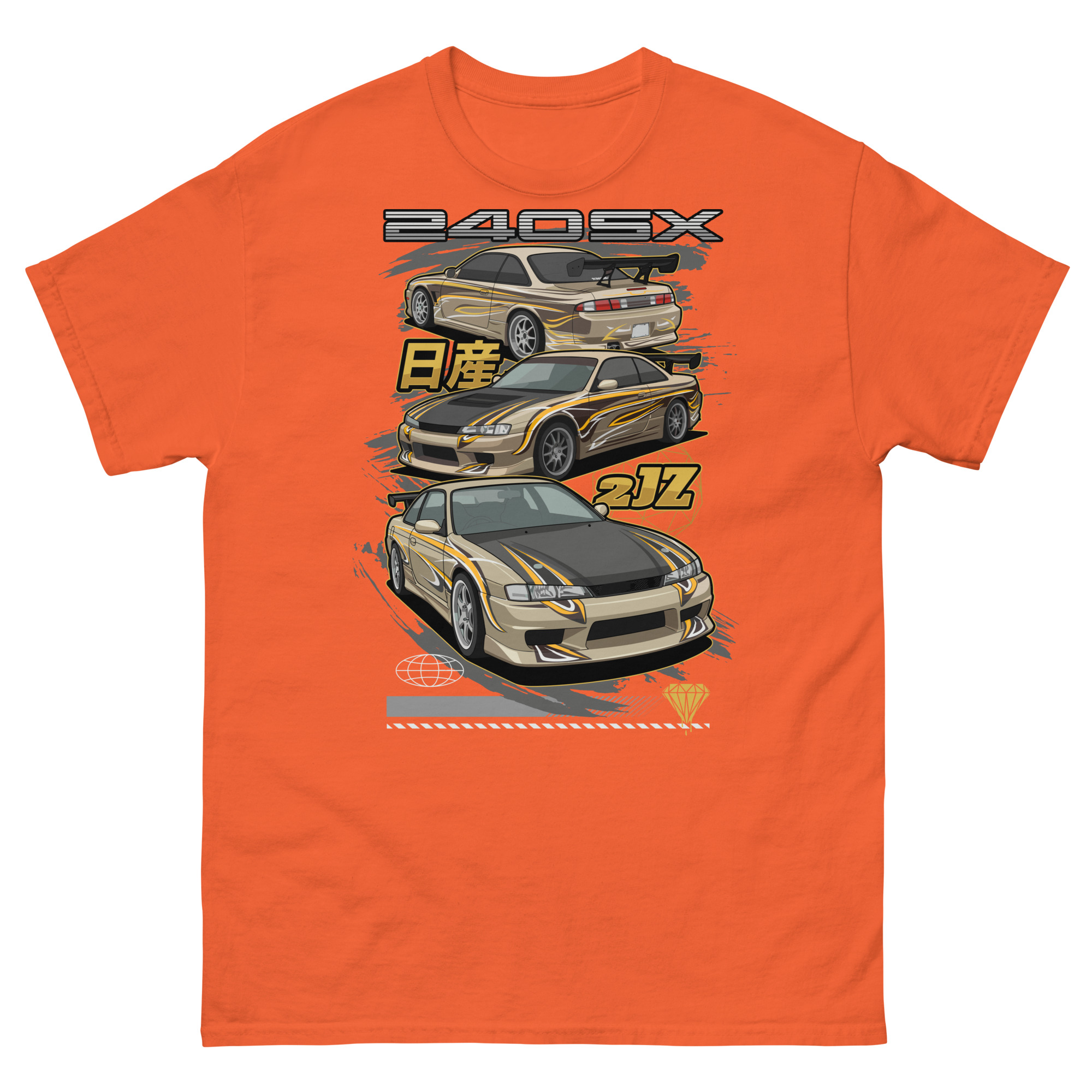 JDM Silvia S14 Unisex Classic Tee - Image 9
