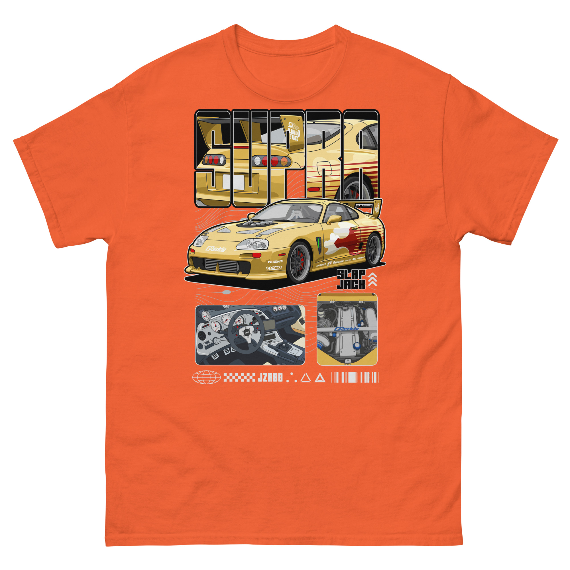 Slap Jack's Supra MK4 Unisex Classic Tee - Image 9