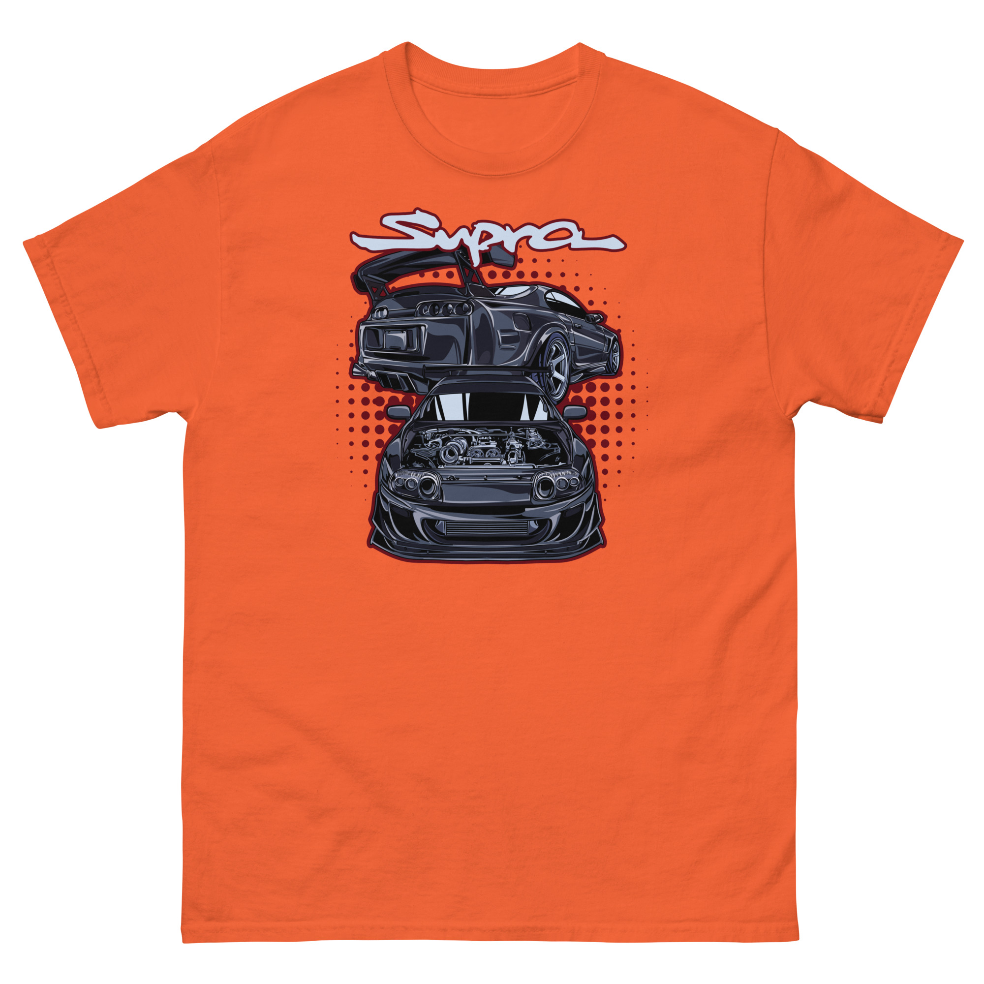 JDM Black Supra MK4 Unisex Classic Tee - Image 9