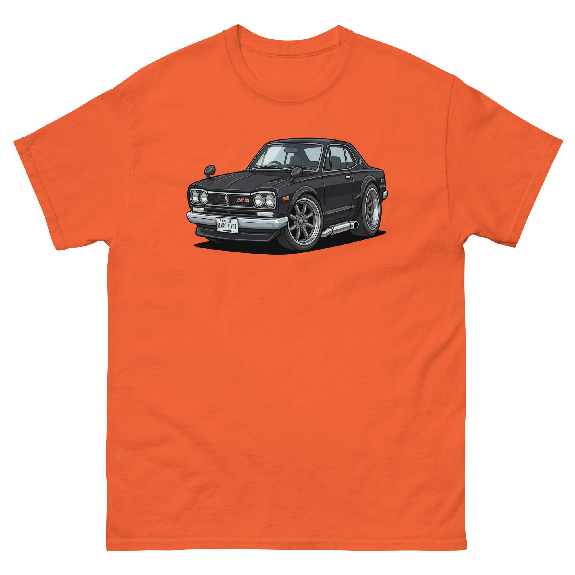 1971 Skyline GT-R Chibi Style Unisex Classic Tee - Image 9