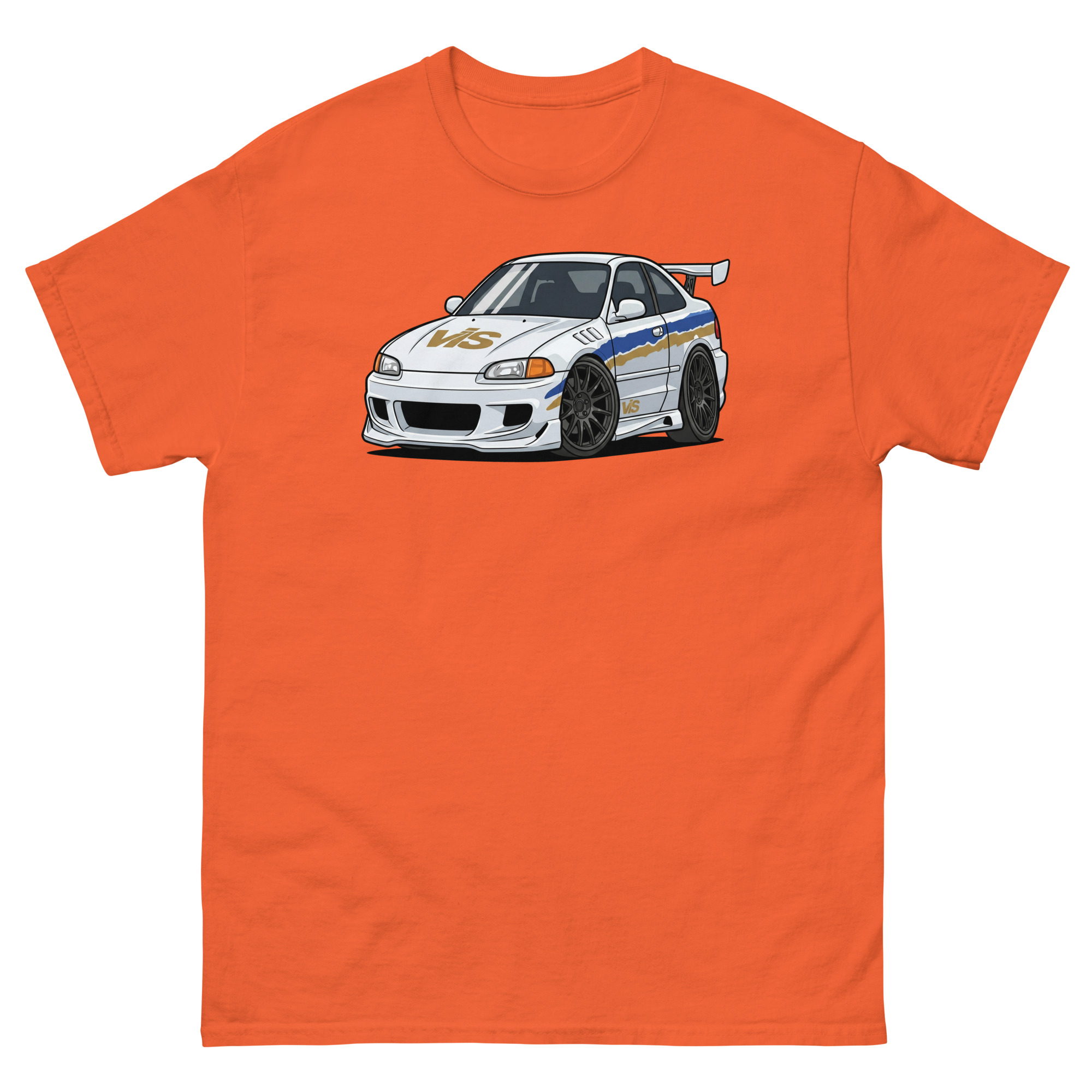 1993 Civic Coupe Chibi Style Unisex Classic Tee - Image 17