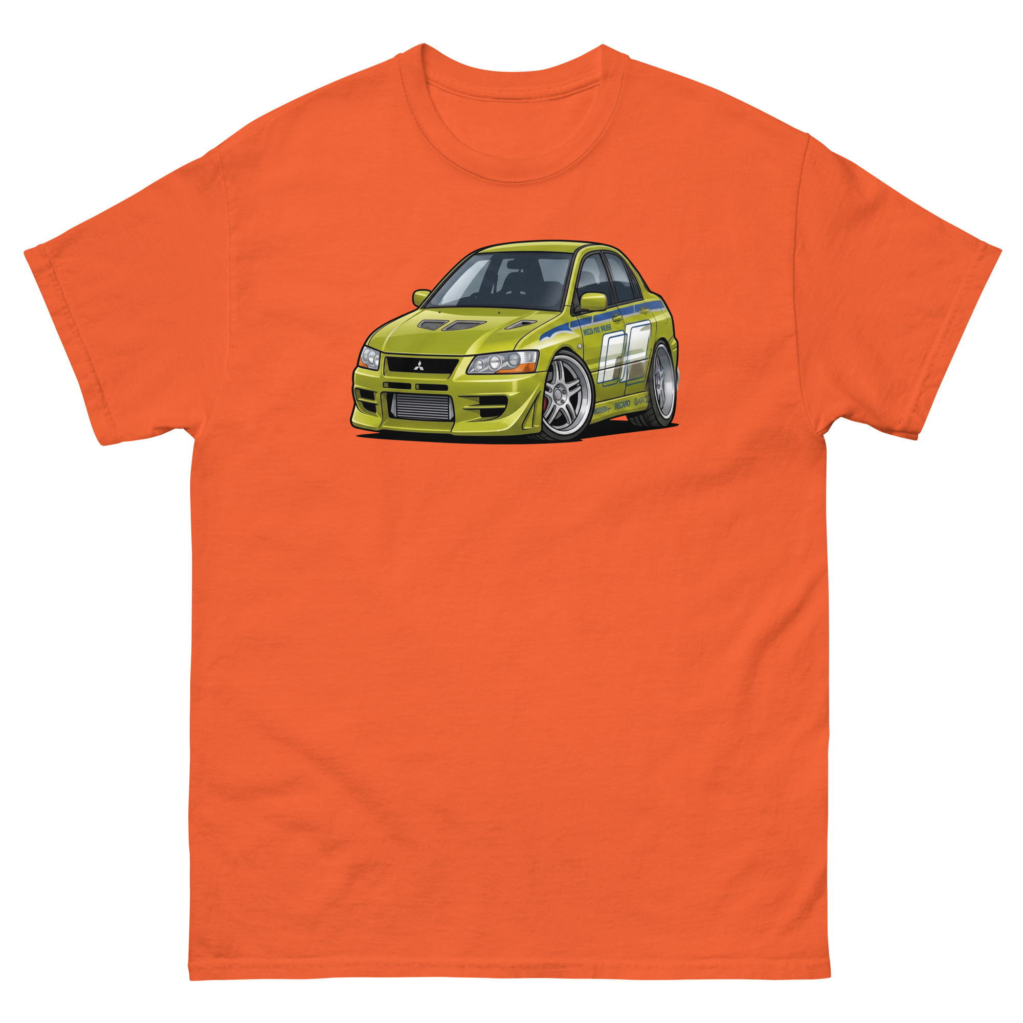 Brian's 2002 Evo VII Chibi Style Unisex Classic Tee - Image 17