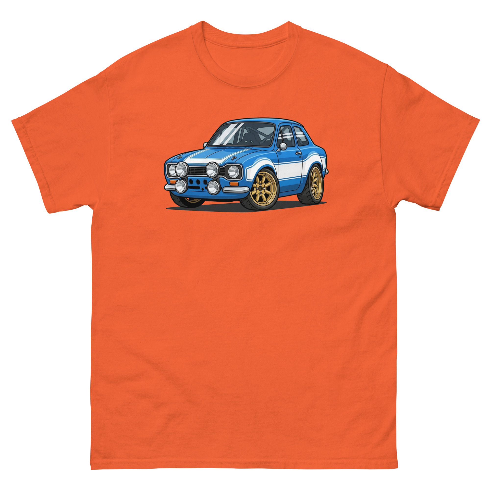 1970 Escort MK1 Chibi Style Unisex Classic Tee - Image 9