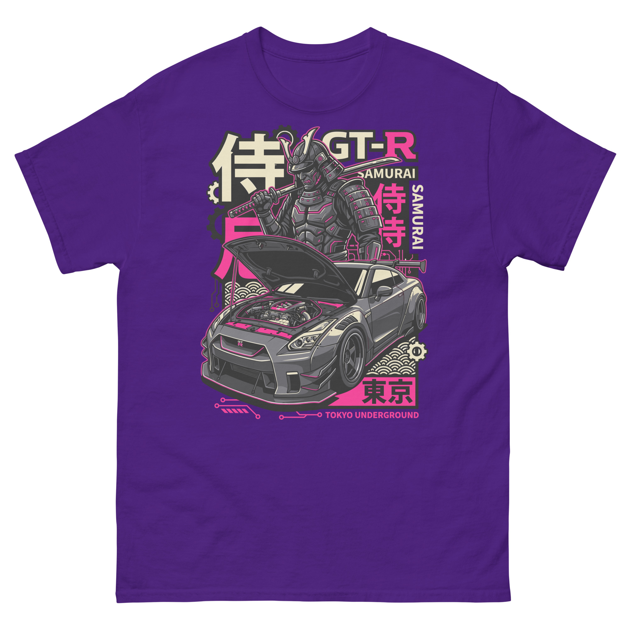 Samurai GT-R R35 Unisex Classic Tee - Image 3
