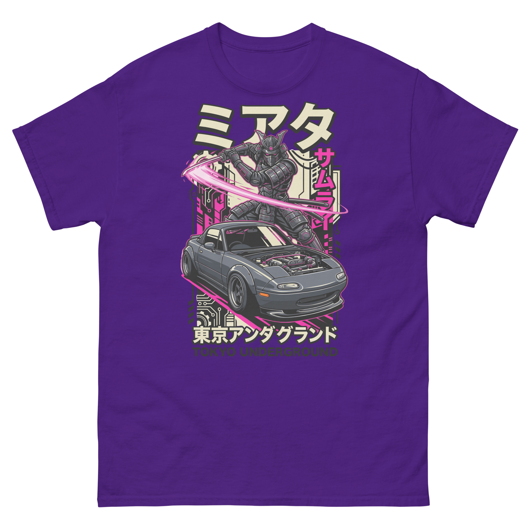 Samurai NA Miata Unisex Classic Tee - Image 3