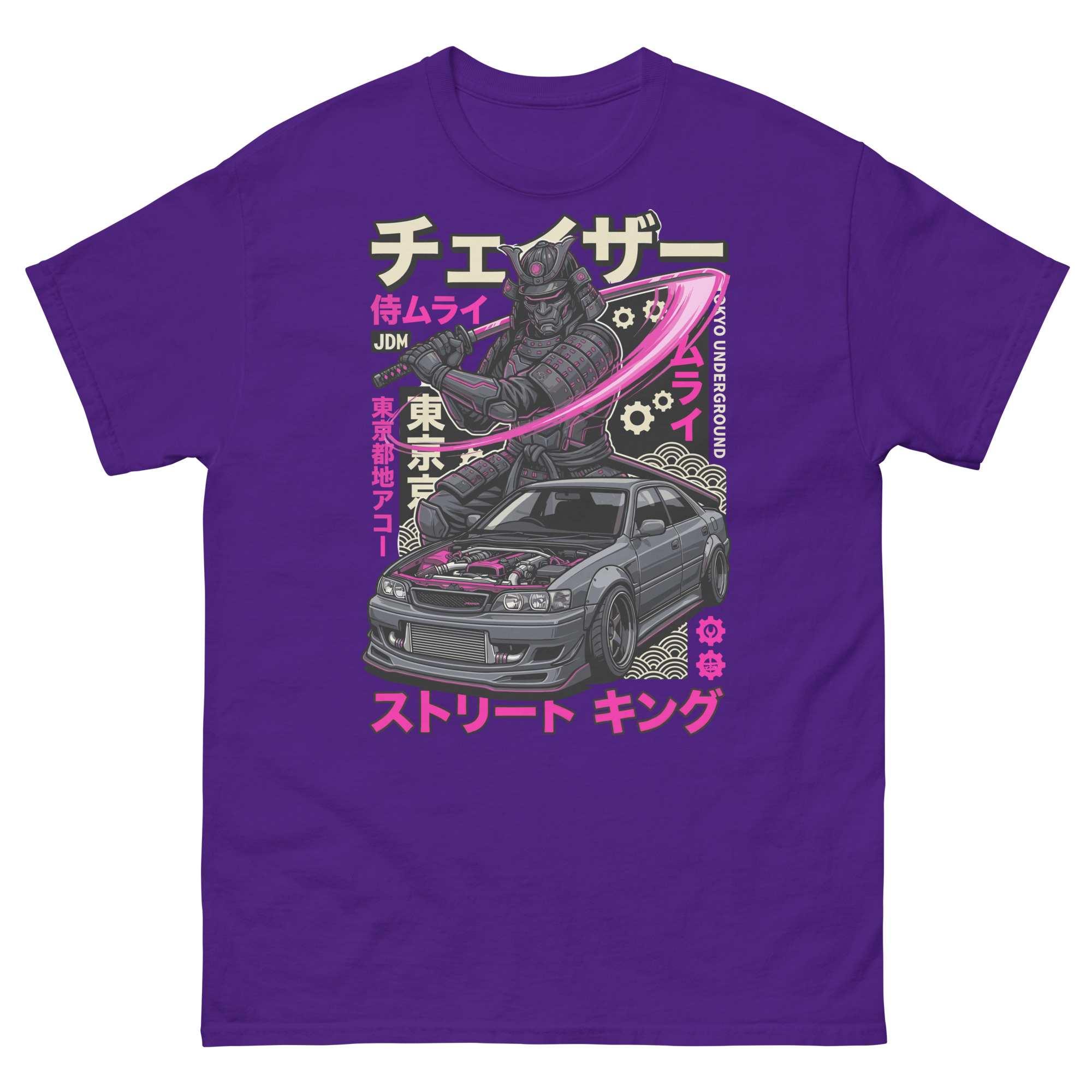Samurai Chaser JZX100 Unisex Classic Tee - Image 3