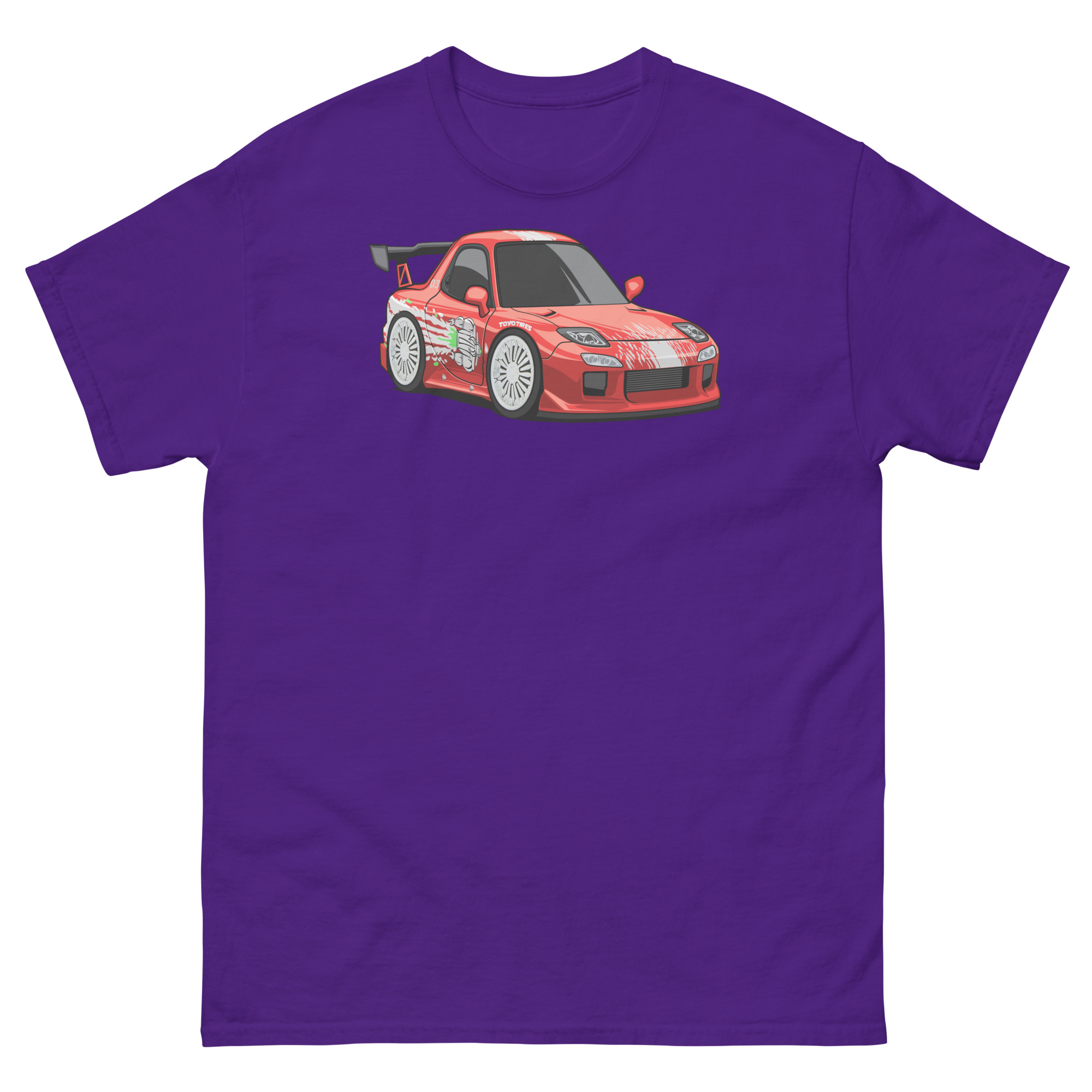 RX-7 Chibi Style Unisex Classic Tee - Image 3