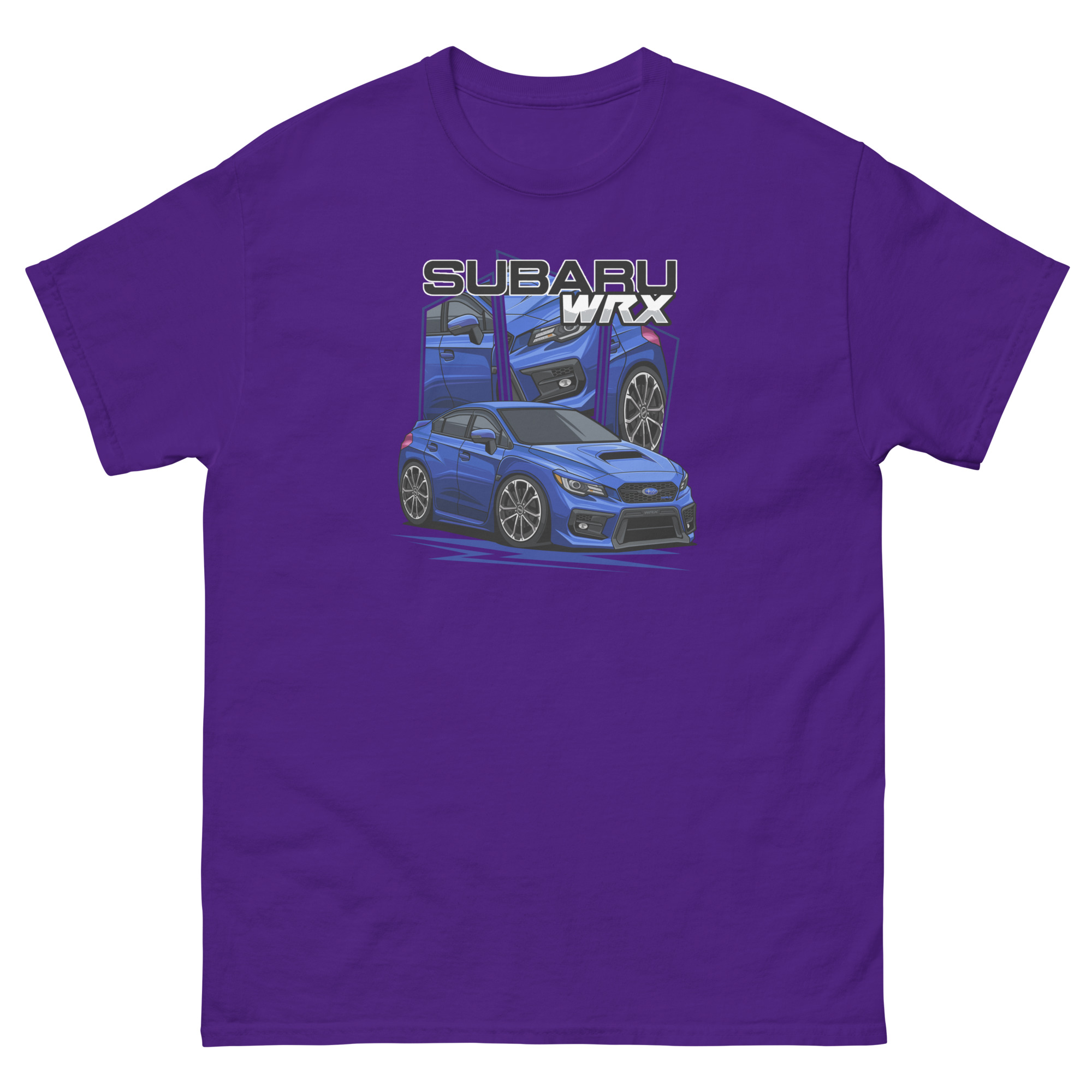 JDM Blue WRX Unisex Classic Tee - Image 3