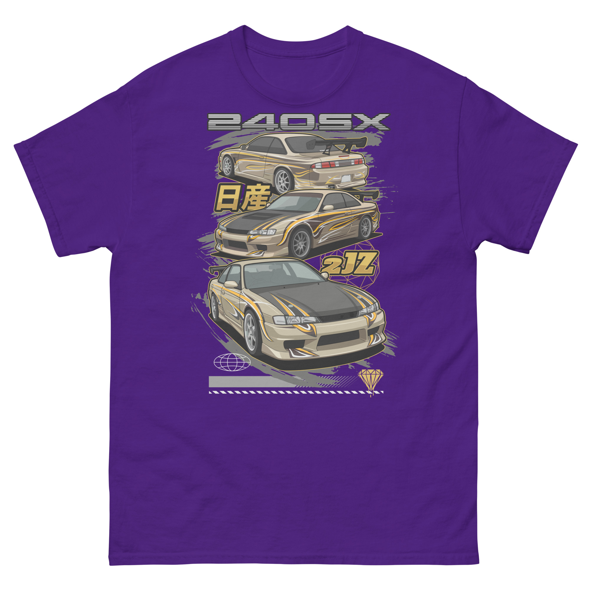 JDM Silvia S14 Unisex Classic Tee - Image 3