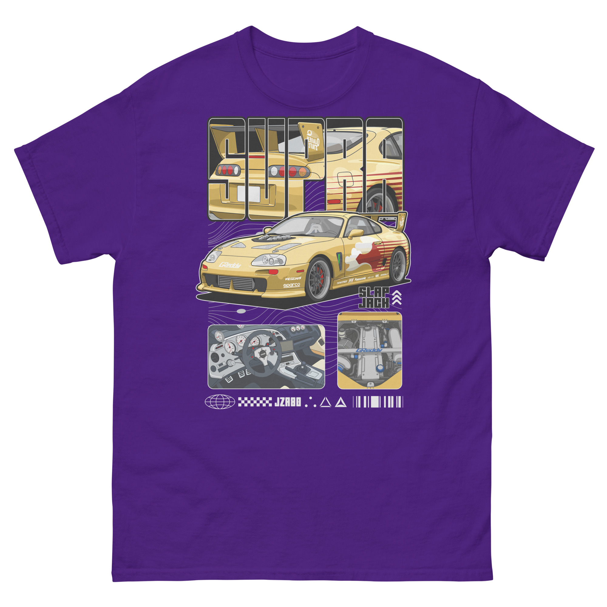 Slap Jack's Supra MK4 Unisex Classic Tee - Image 3