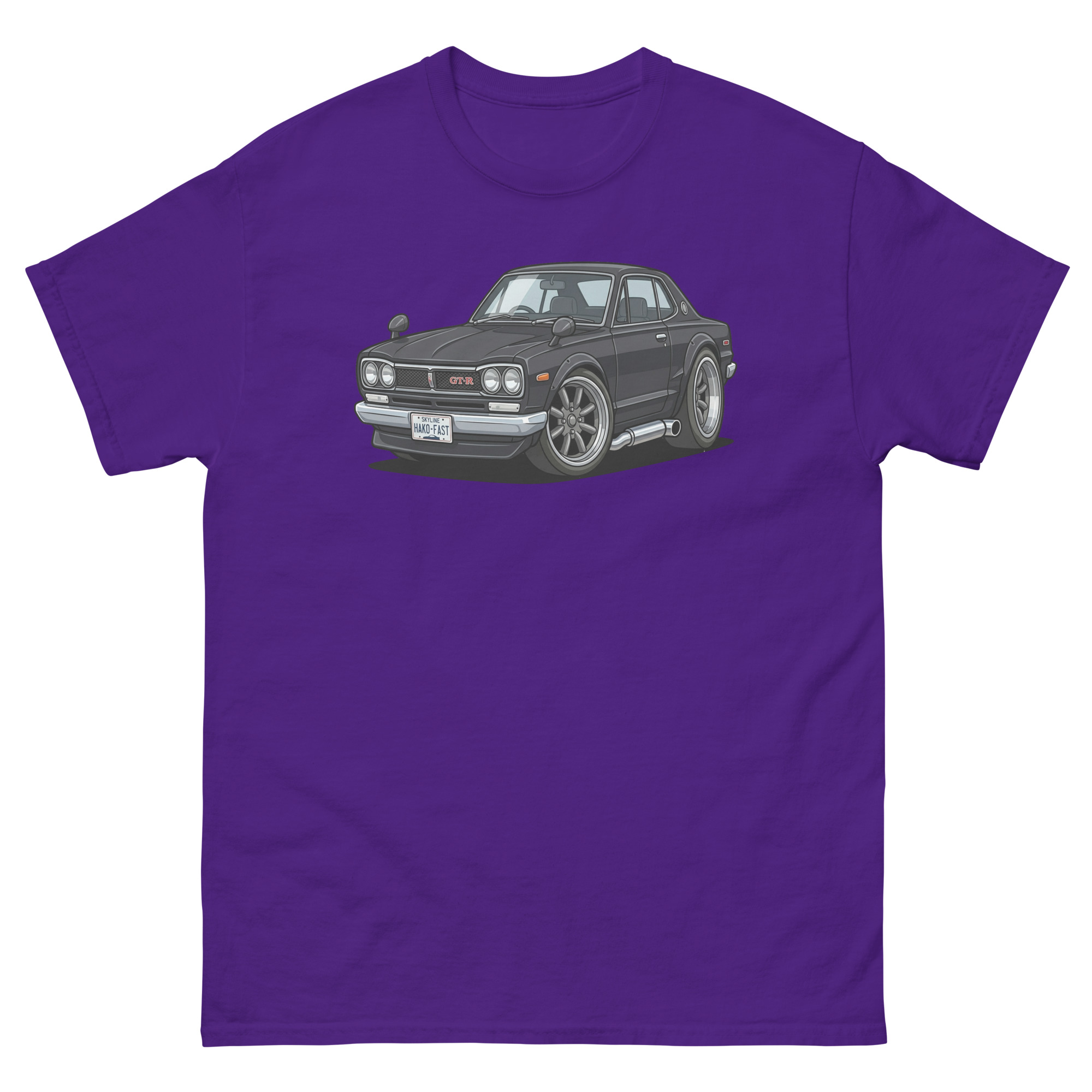 1971 Skyline GT-R Chibi Style Unisex Classic Tee - Image 3