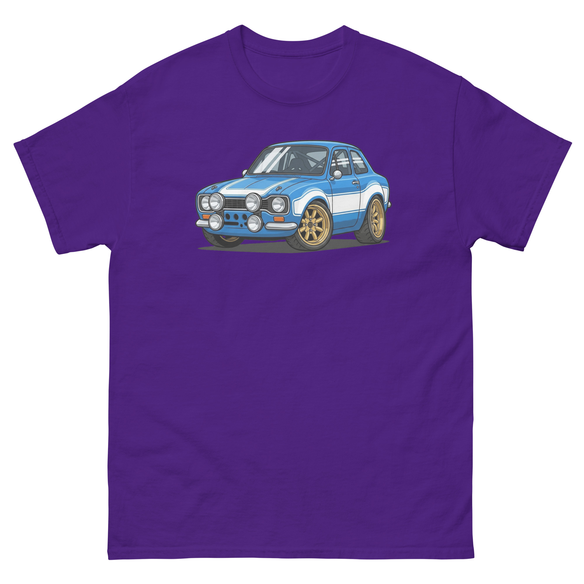 1970 Escort MK1 Chibi Style Unisex Classic Tee - Image 3