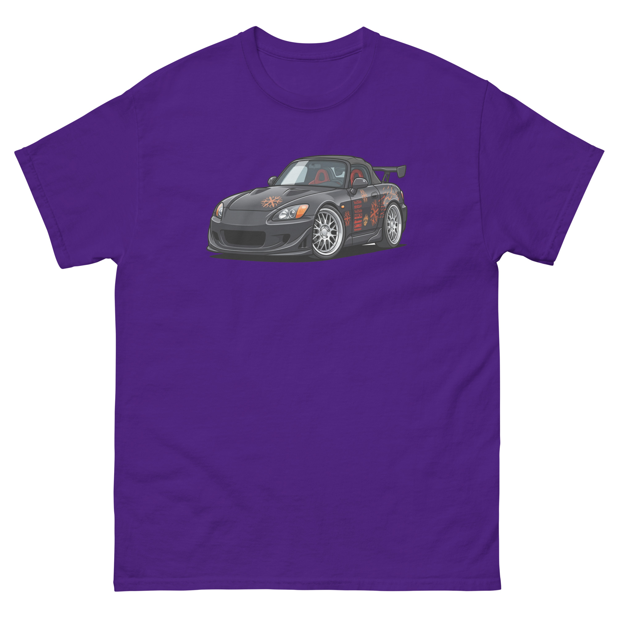 2001 S2000 Chibi Style Unisex Classic Tee - Image 3