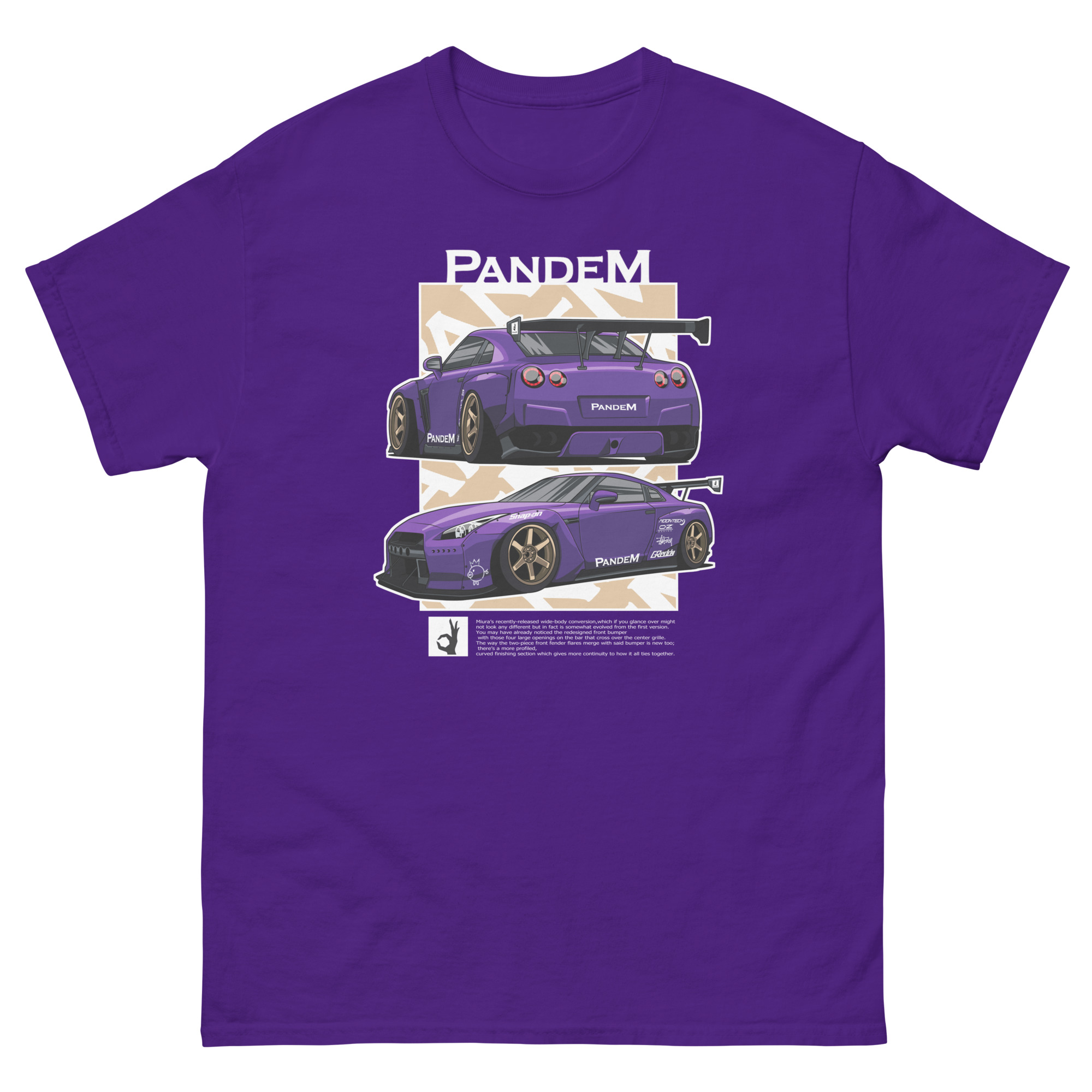 Pandem R35 JDM Unisex Classic Tee - Image 3