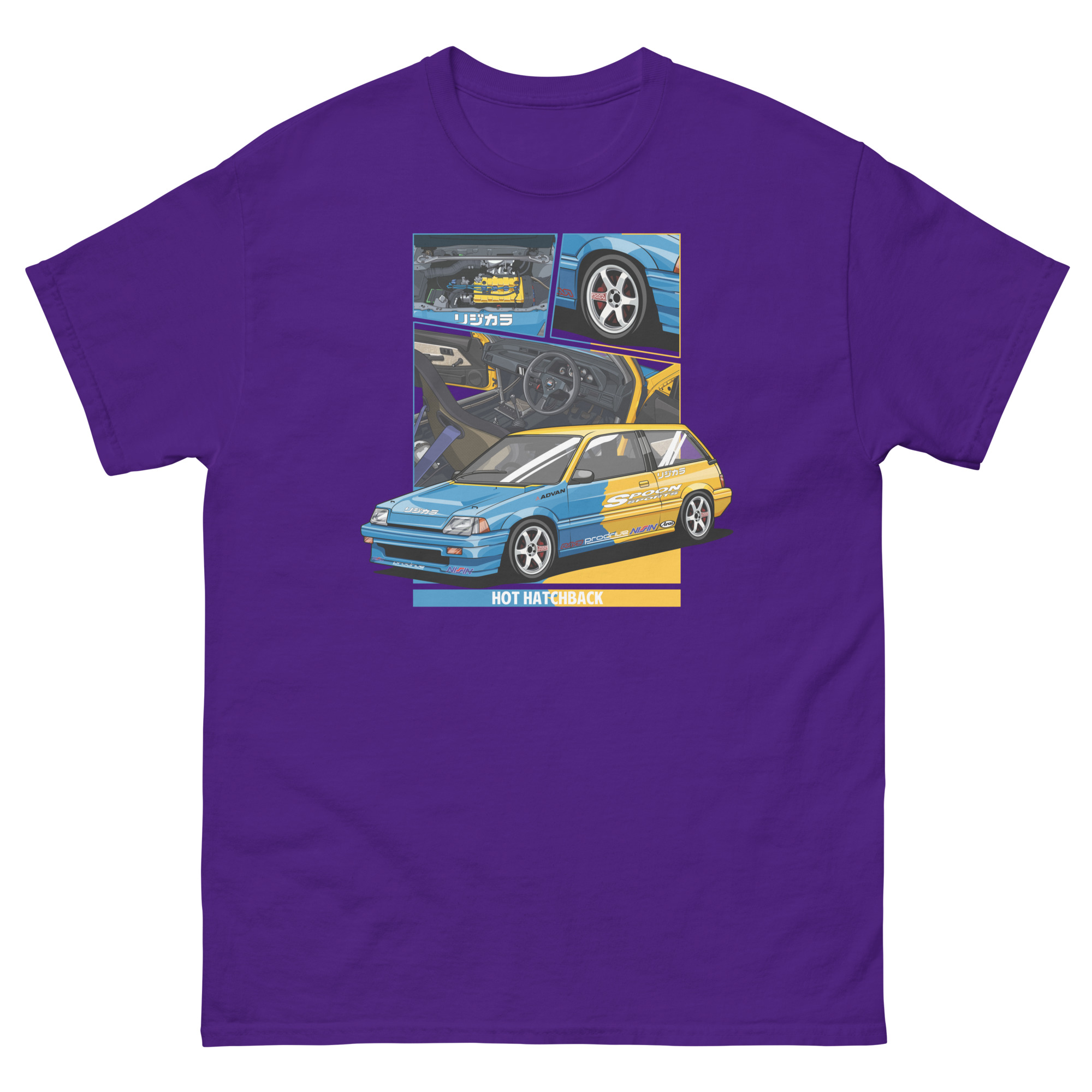 JDM Hot Hatch Unisex Classic Tee - Image 3