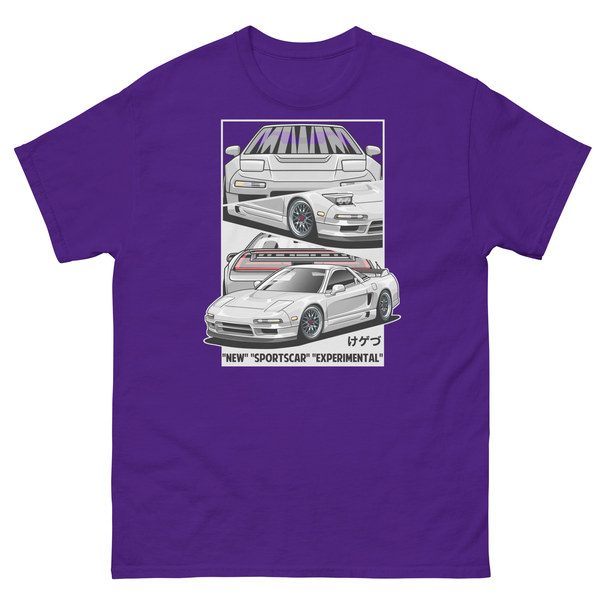 White JDM NSX Unisex Classic Tee - Image 3