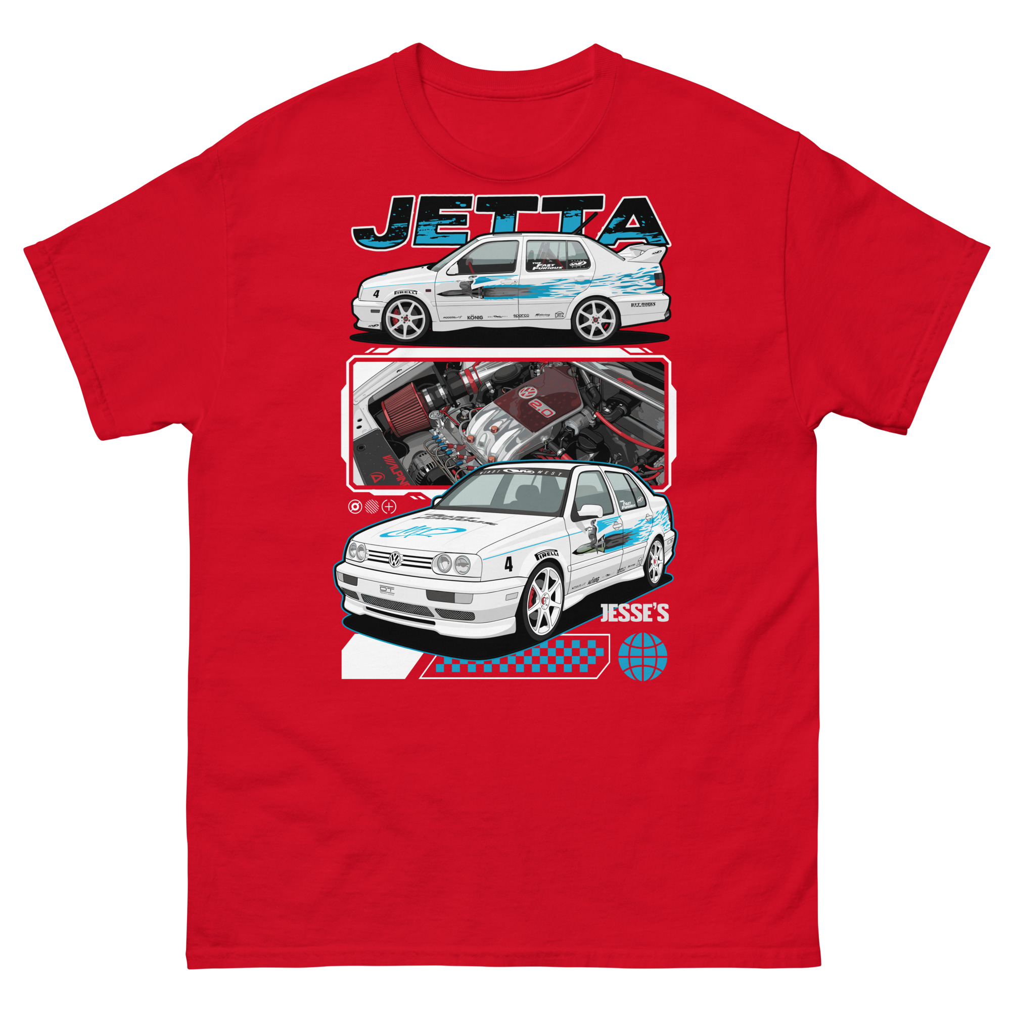 Jesse's Jetta Unisex Classic Tee - Image 4