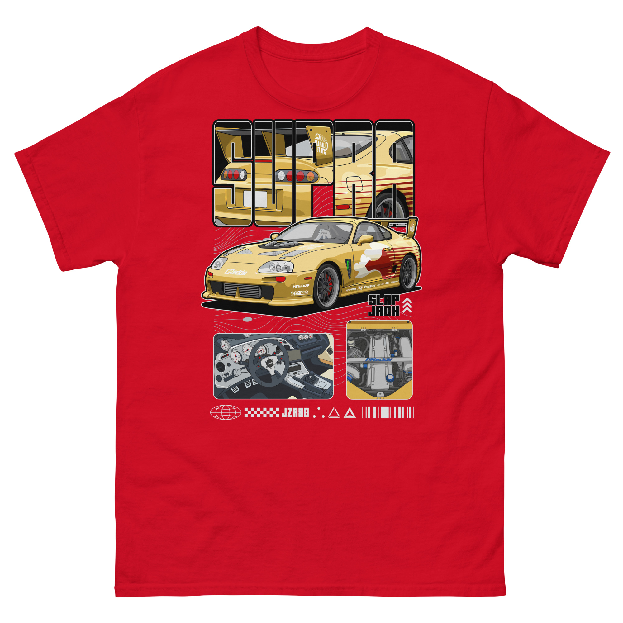 Slap Jack's Supra MK4 Unisex Classic Tee - Image 4