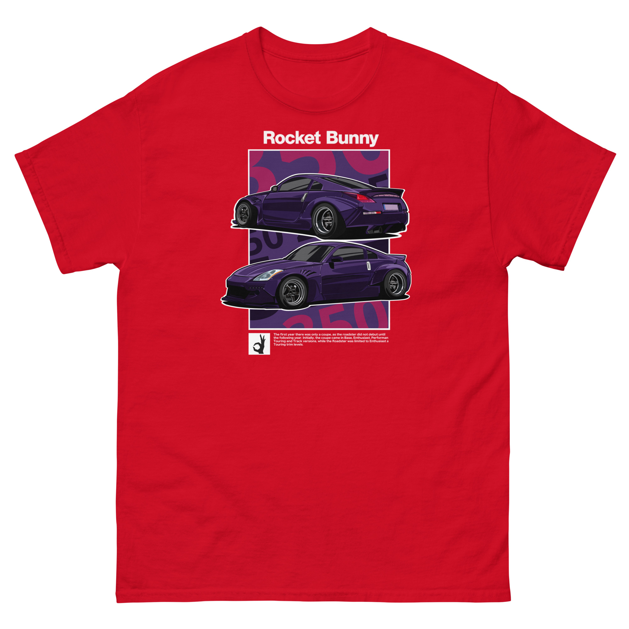 RB Purple 350z Unisex Classic Tee - Image 4