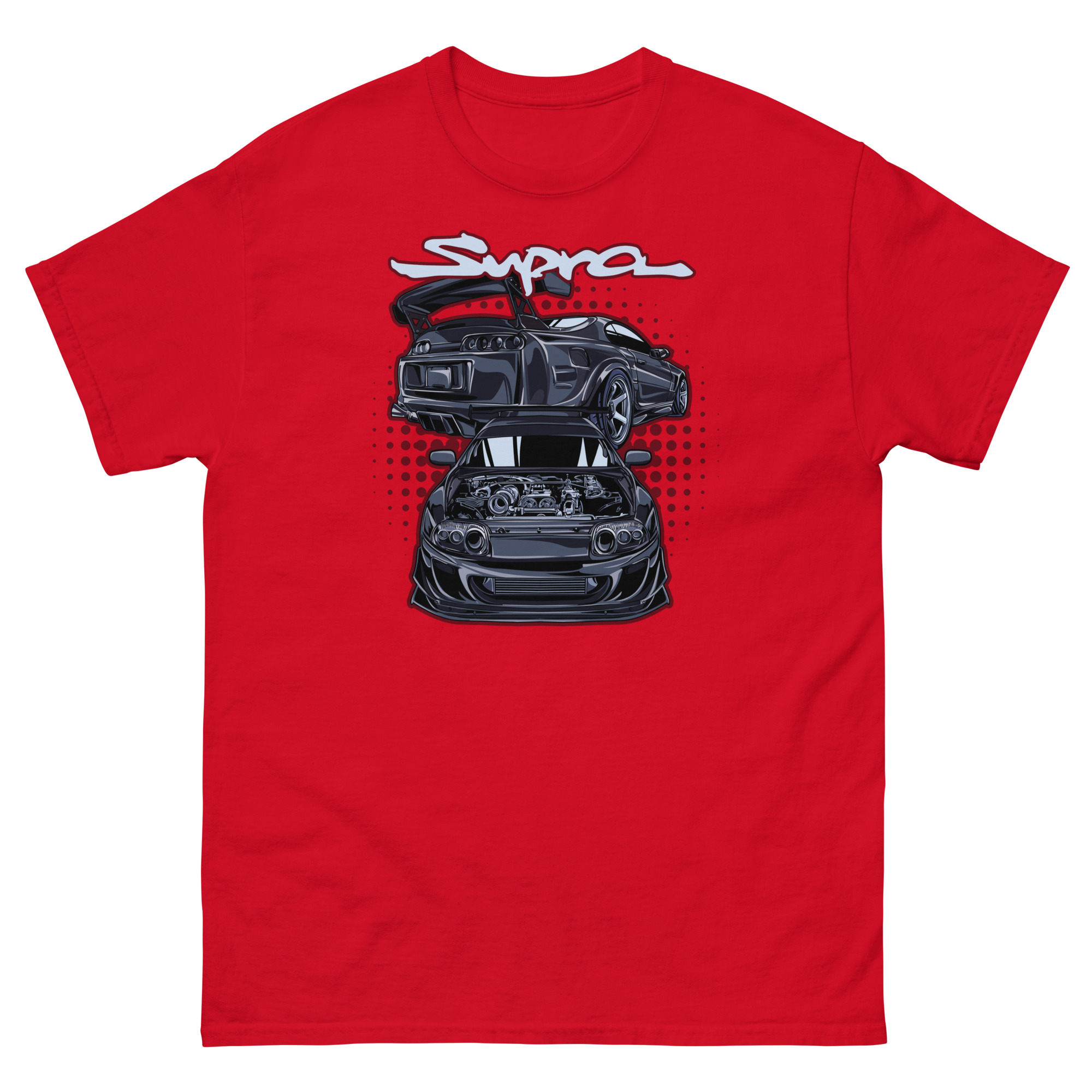 JDM Black Supra MK4 Unisex Classic Tee - Image 4