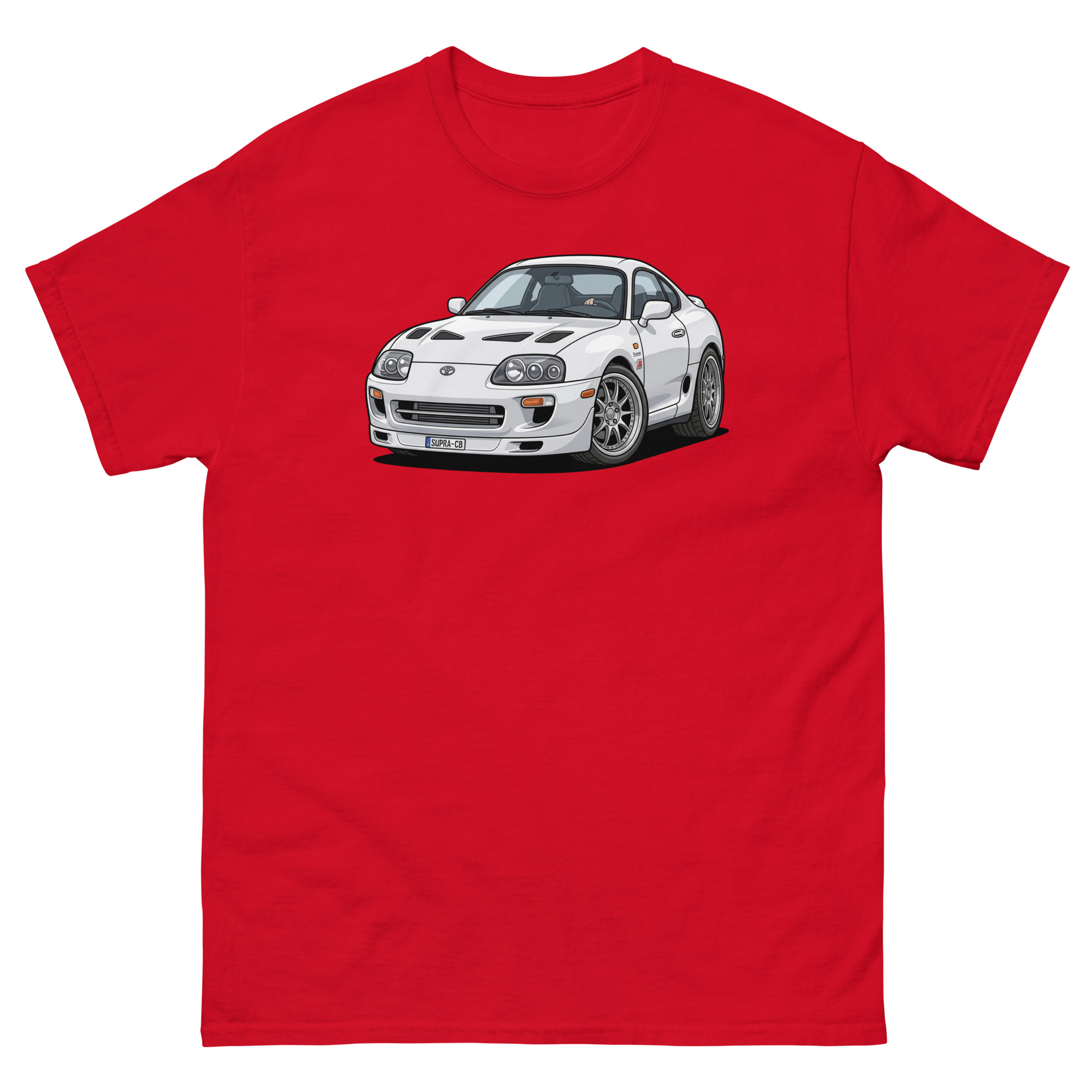 1995 Supra MK4 Chibi Style Unisex Classic Tee - Image 4