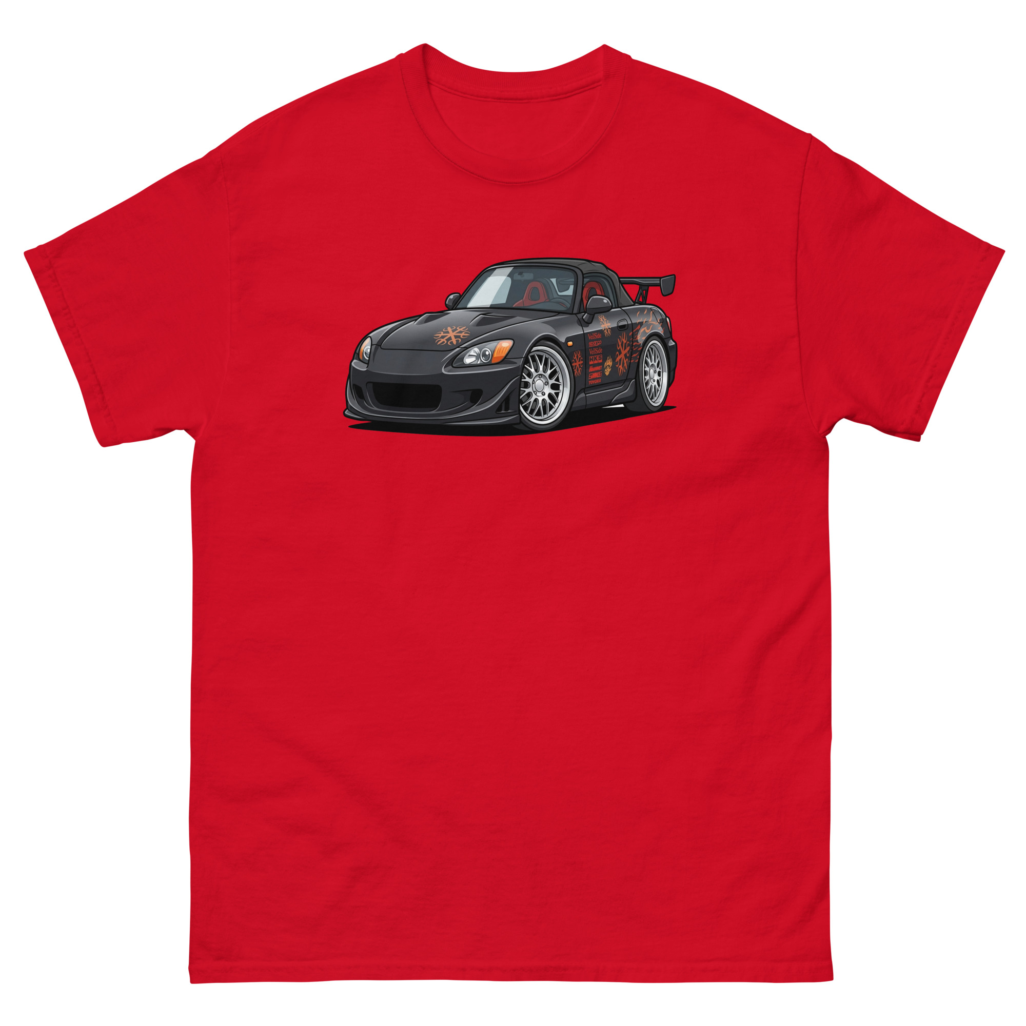 2001 S2000 Chibi Style Unisex Classic Tee - Image 4