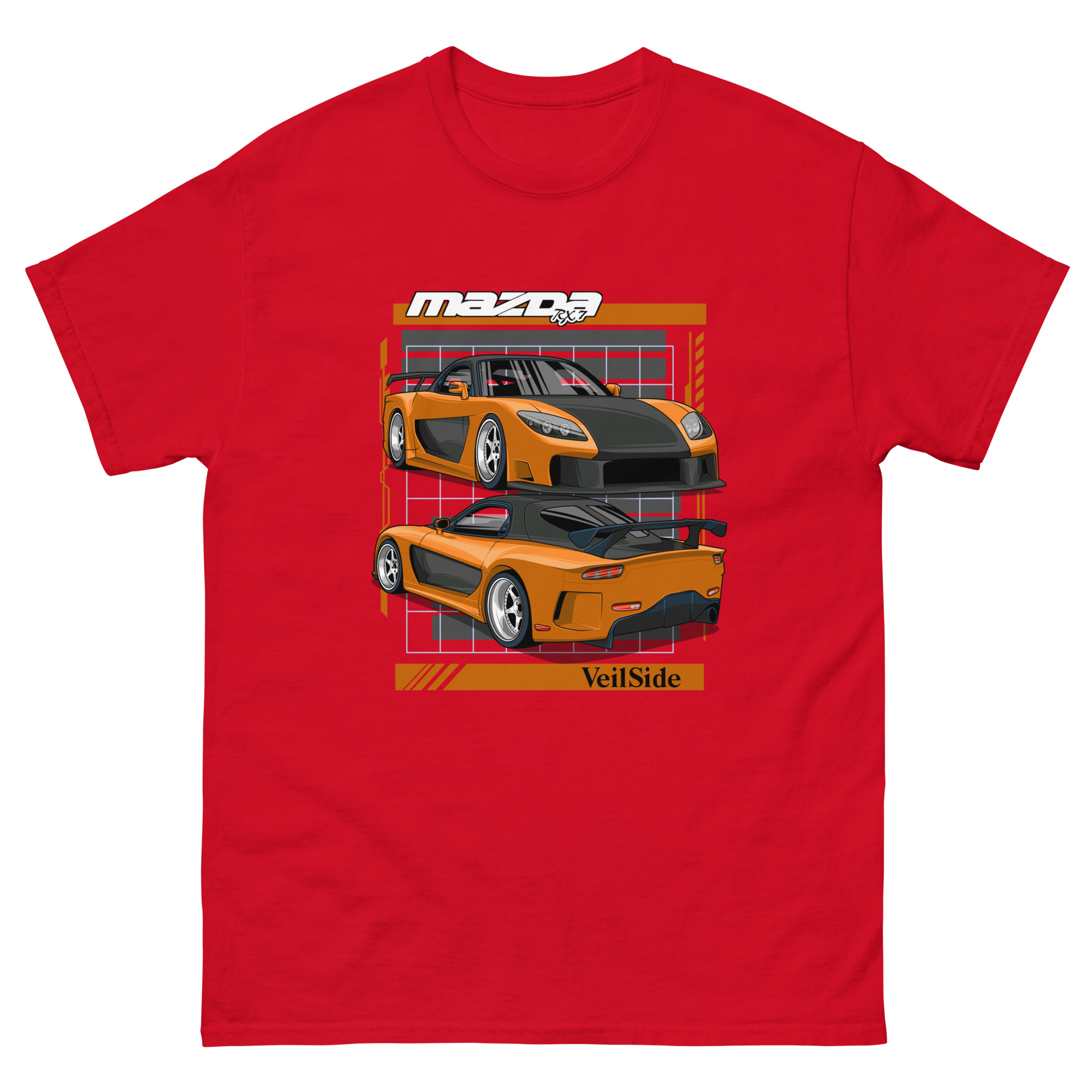 JDM VeilSide RX-7 Unisex Classic Tee - Image 4