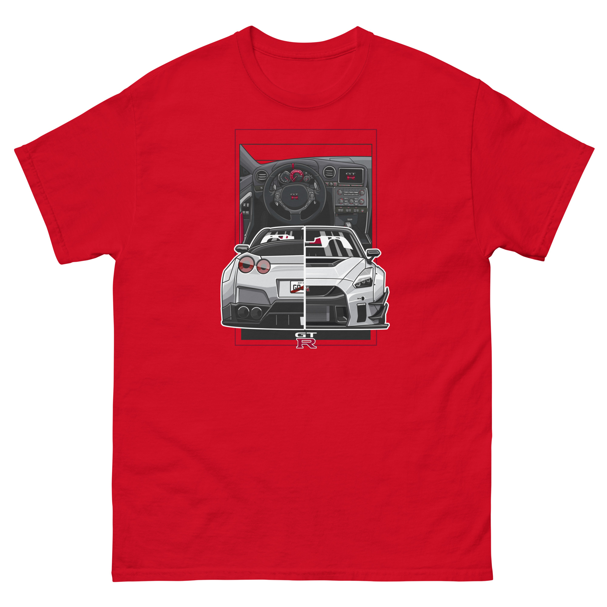 JDM GT-R R35 Unisex Classic Tee - Image 4