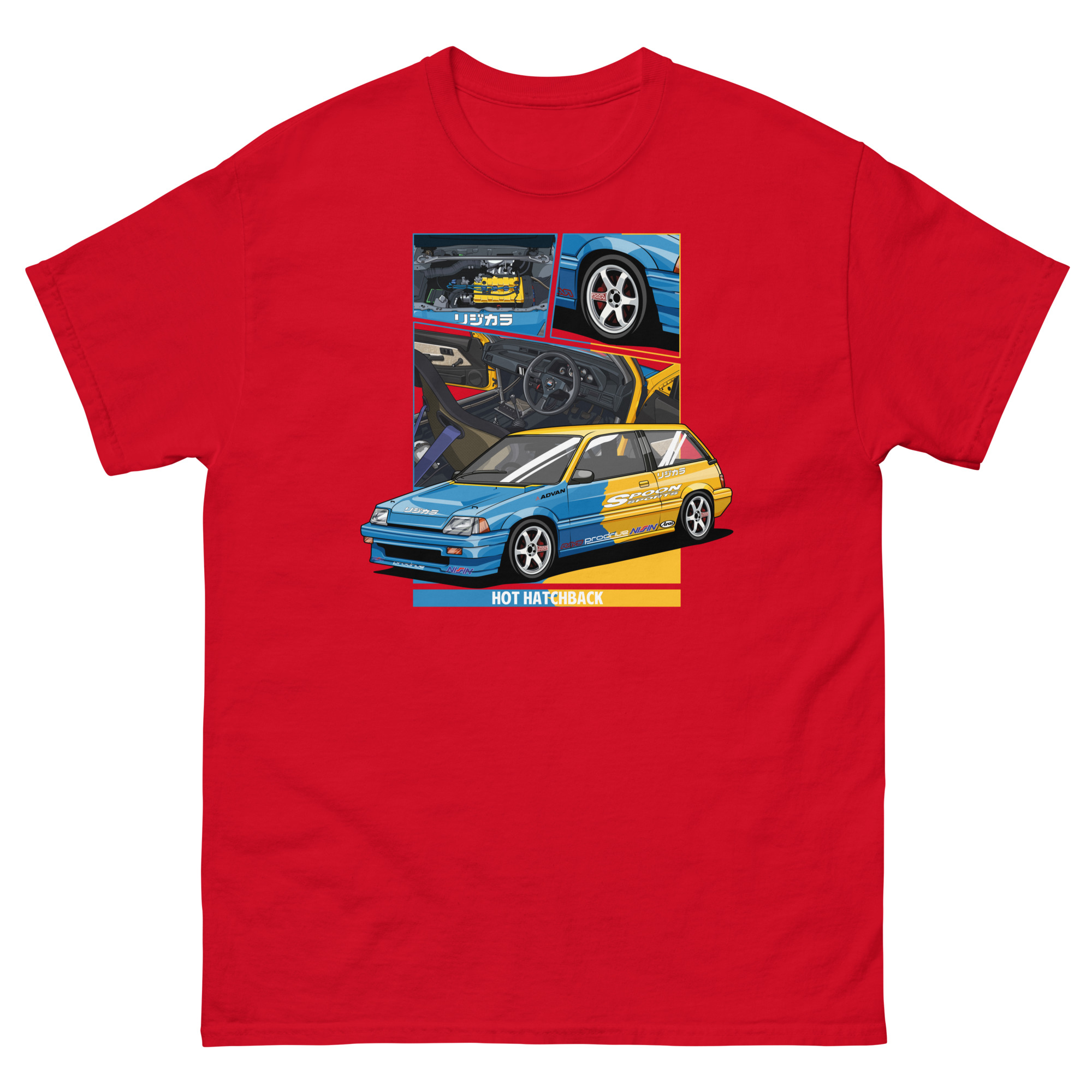 JDM Hot Hatch Unisex Classic Tee - Image 4