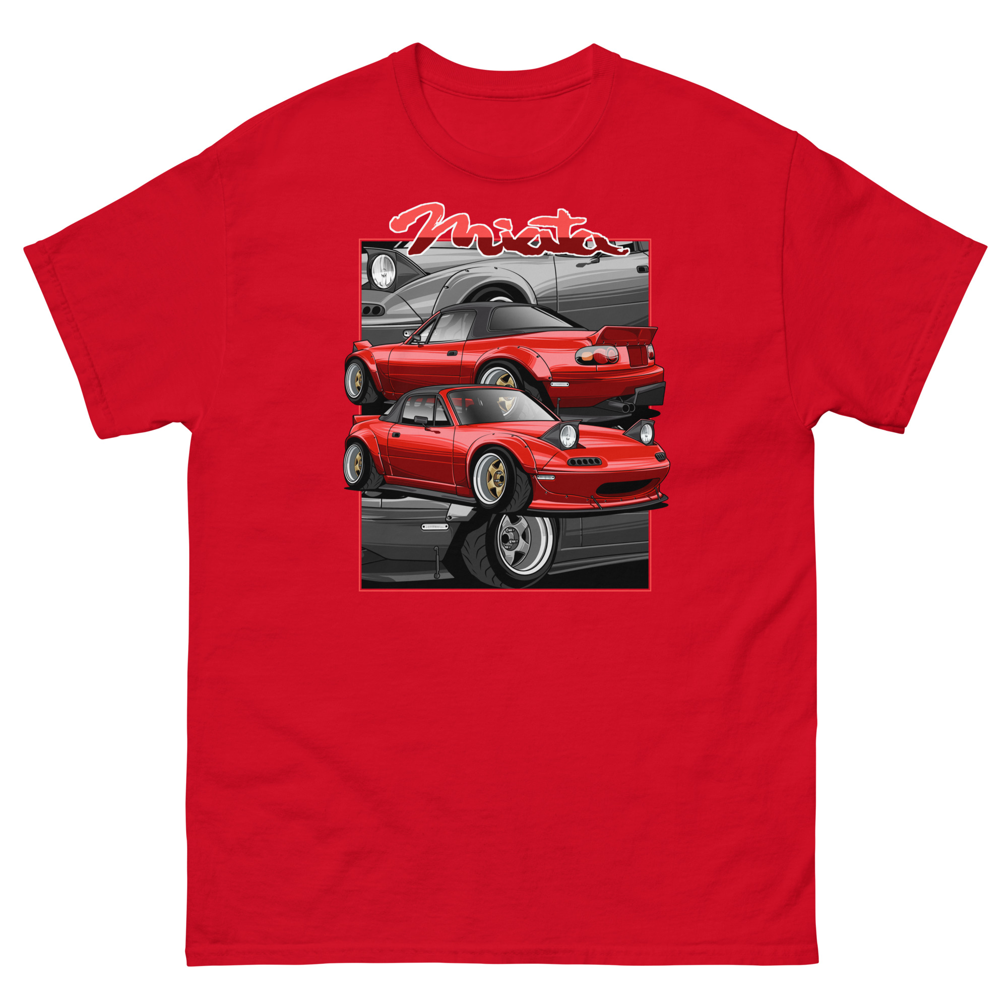 JDM NA Miata Unisex Classic Tee - Image 4