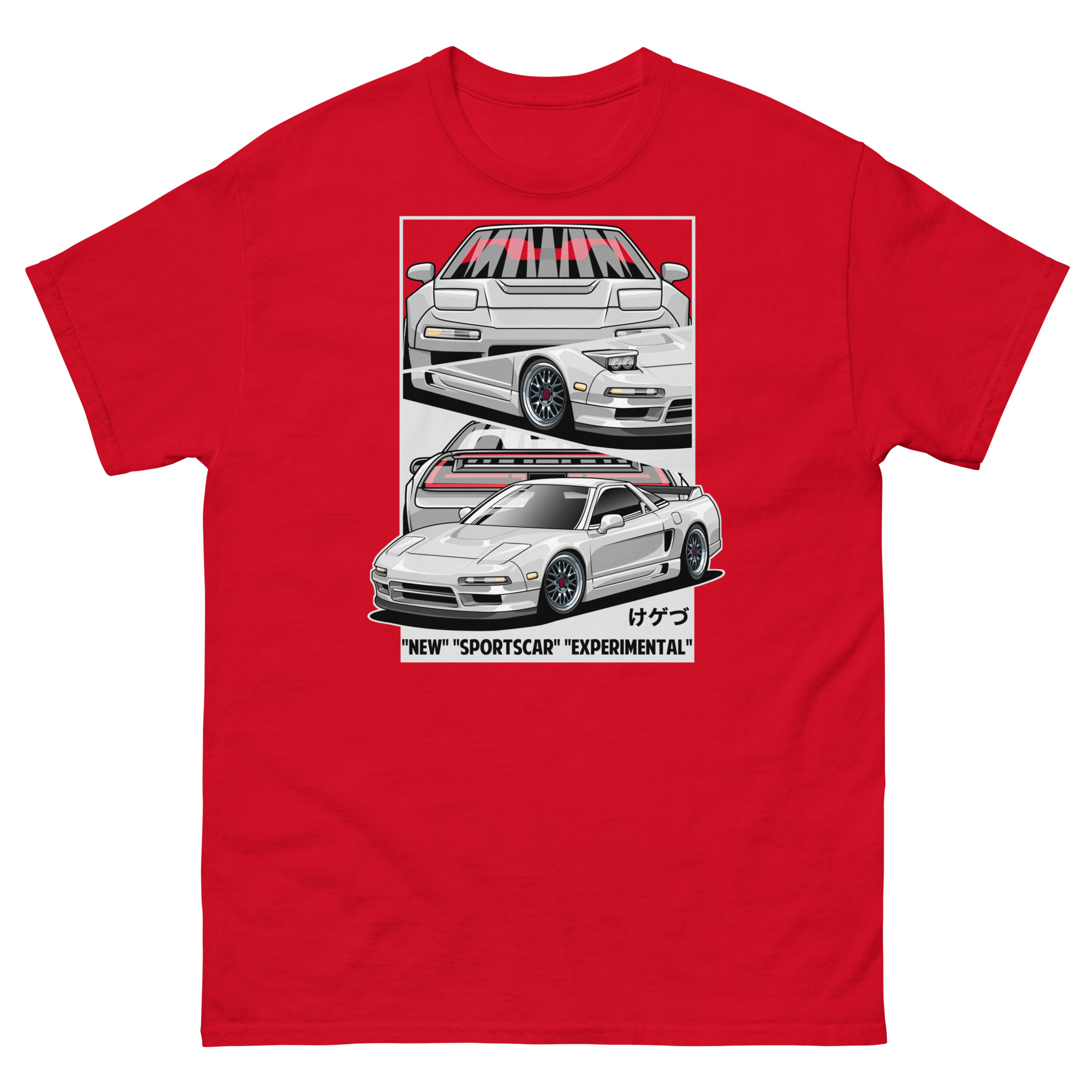 White JDM NSX Unisex Classic Tee - Image 4